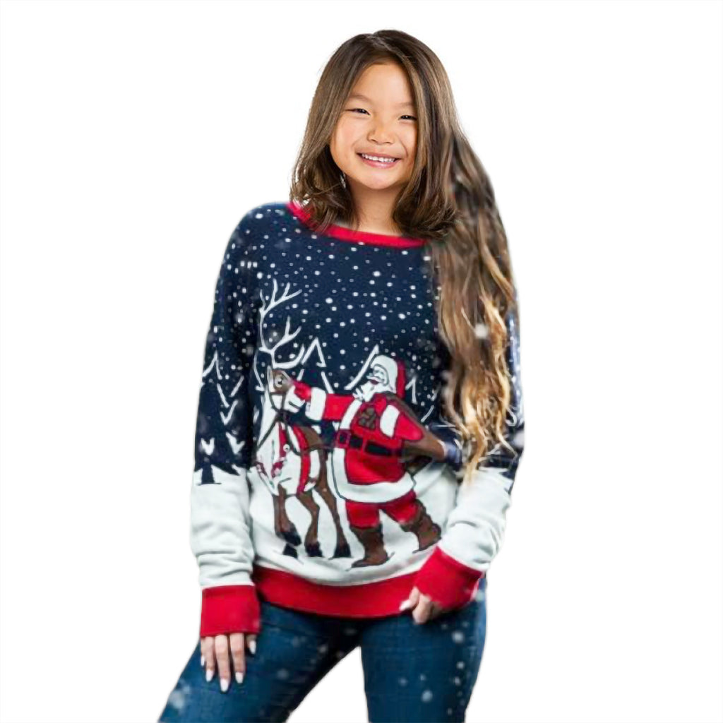 Santa And Reindeer  Sweater - NovaSmartLinks