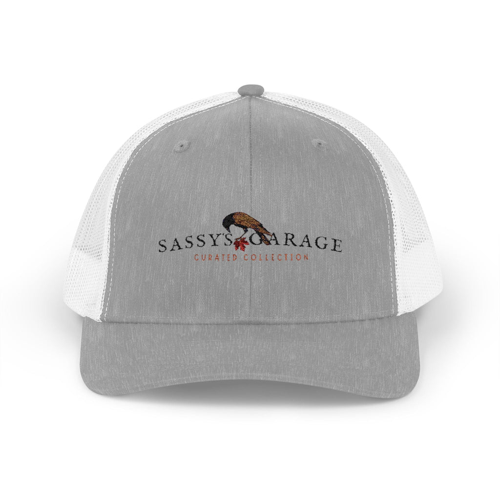 Sassy's Garage Snapback Trucker Cap | Casual Style Hat for Everyday Wear, Outdoor Adventures, Fun Fashion Statement - NovaSmartLinks