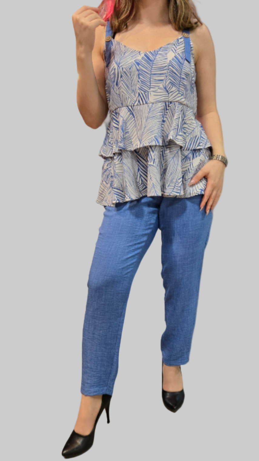 2-piece Spaghetti Top with Pants