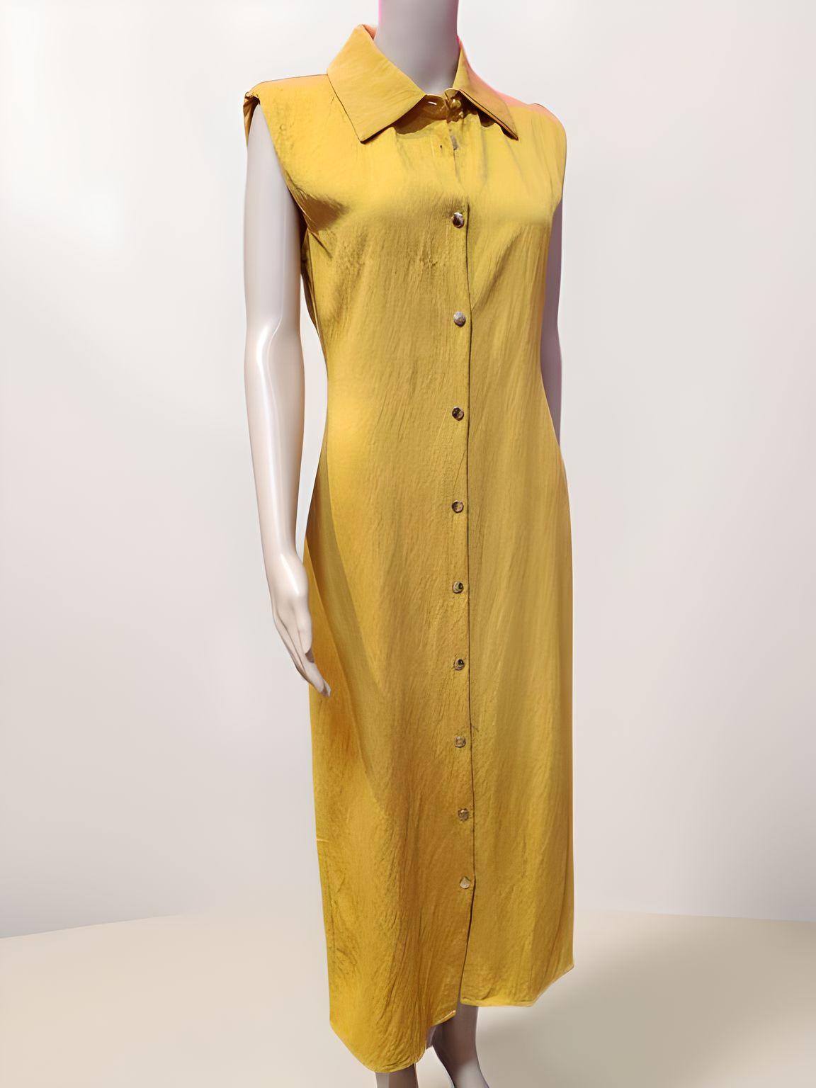 Sleeveless Shirt Dress - NovaSmartLinks