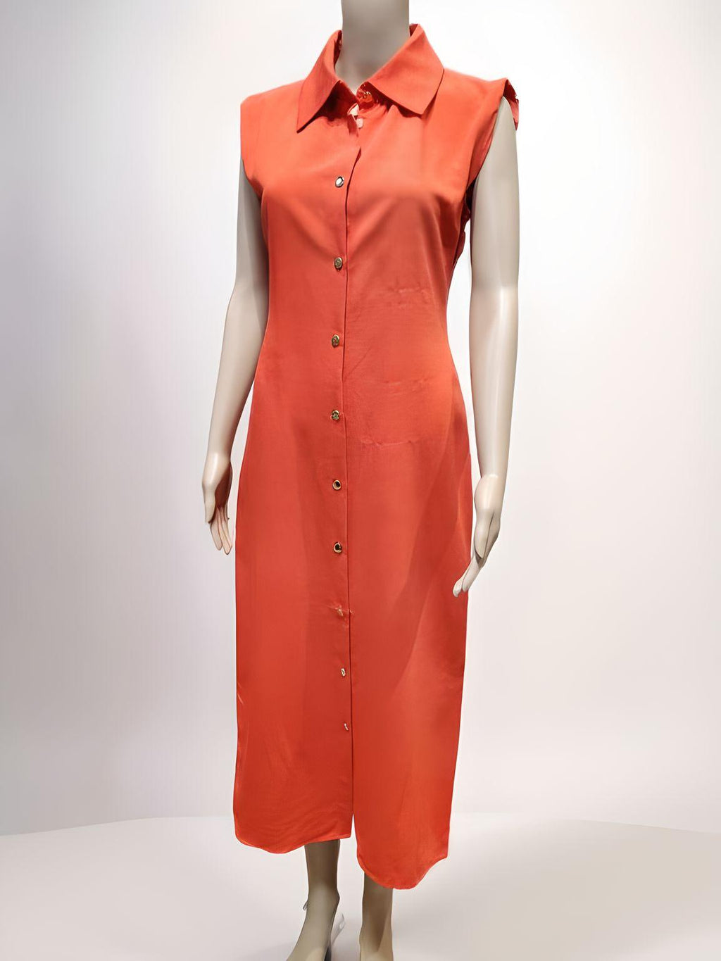 Sleeveless Shirt Dress - NovaSmartLinks