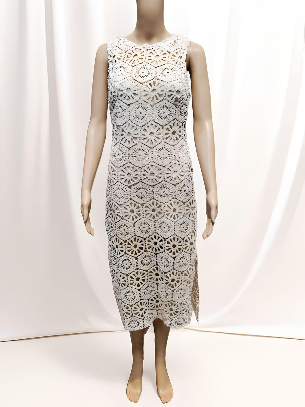 Crochet Spaghetti Dress With Lining - NovaSmartLinks