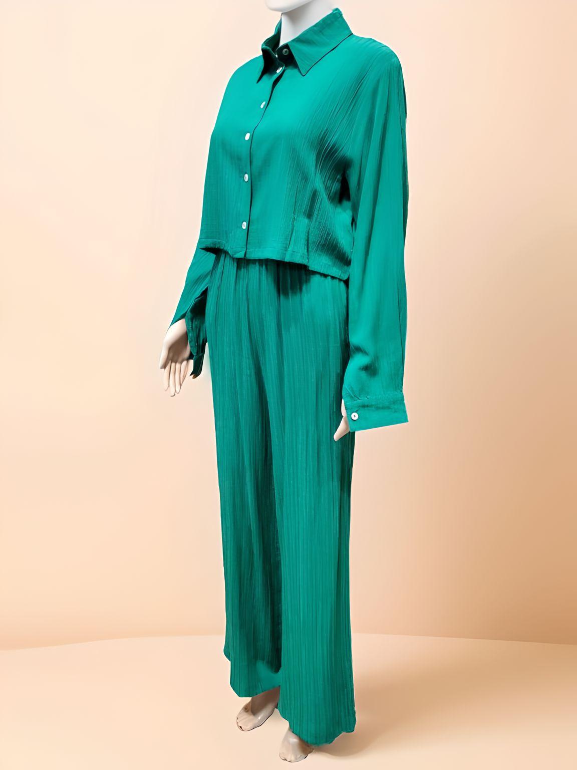 Green Pantalone & Shirt Set - NovaSmartLinks