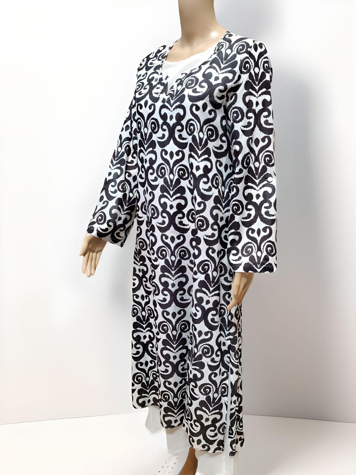 Printed Long Dress - NovaSmartLinks