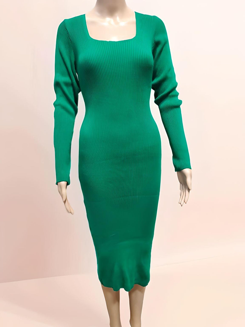 Long Sleeved Fitted Dress - NovaSmartLinks