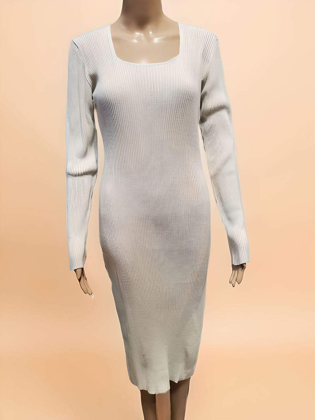 Long Sleeved Fitted Dress - NovaSmartLinks