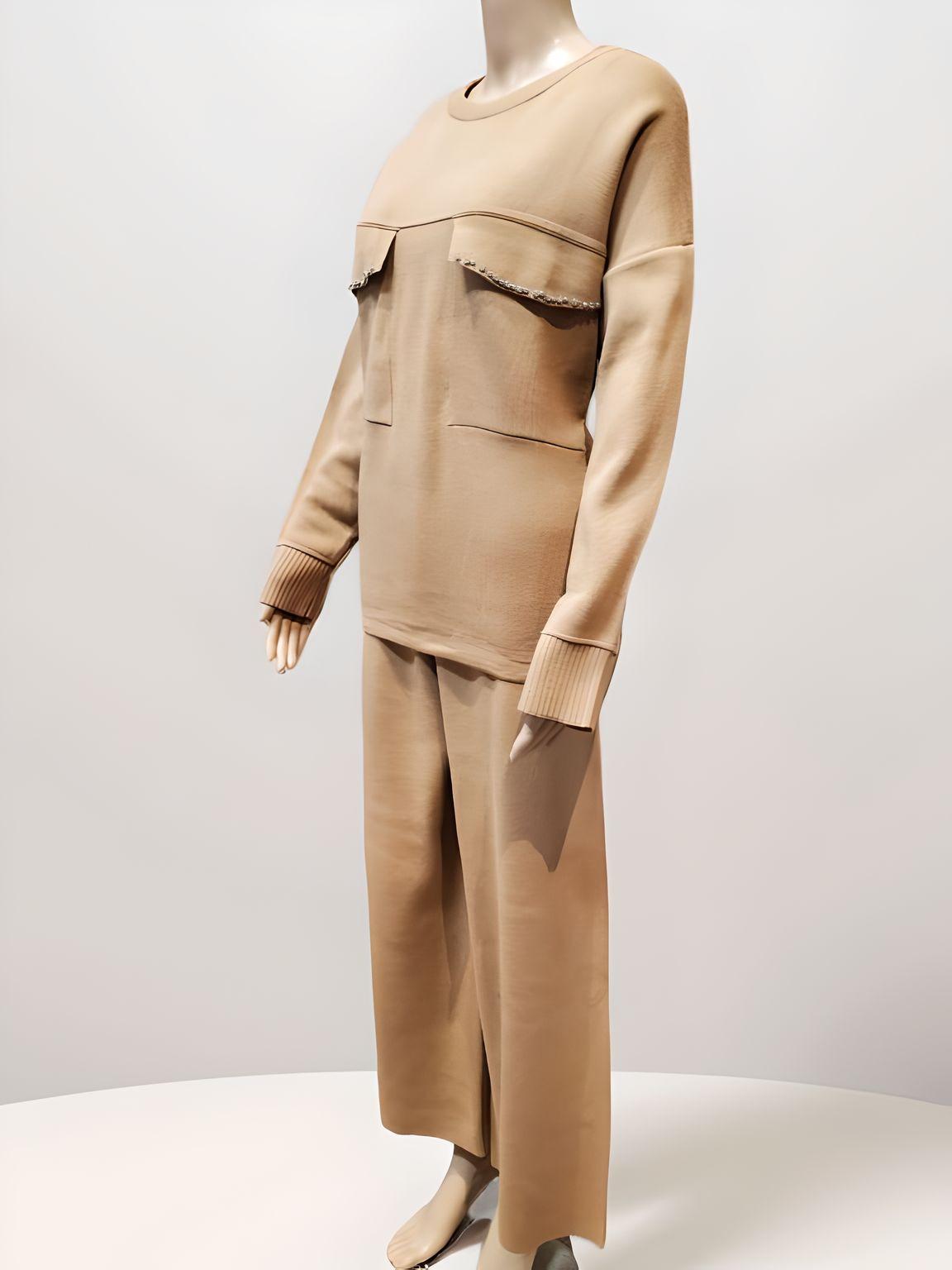 Crystal Pocket Full Sleeve Blouse - NovaSmartLinks