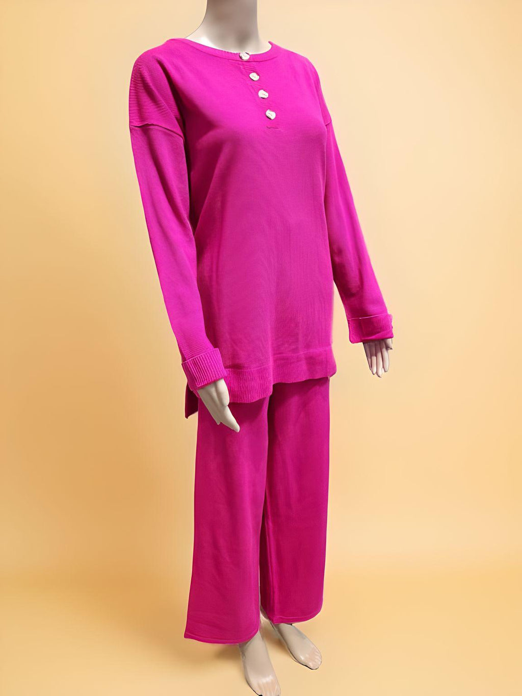 Buttoned 2-piece Co-ord Set - NovaSmartLinks