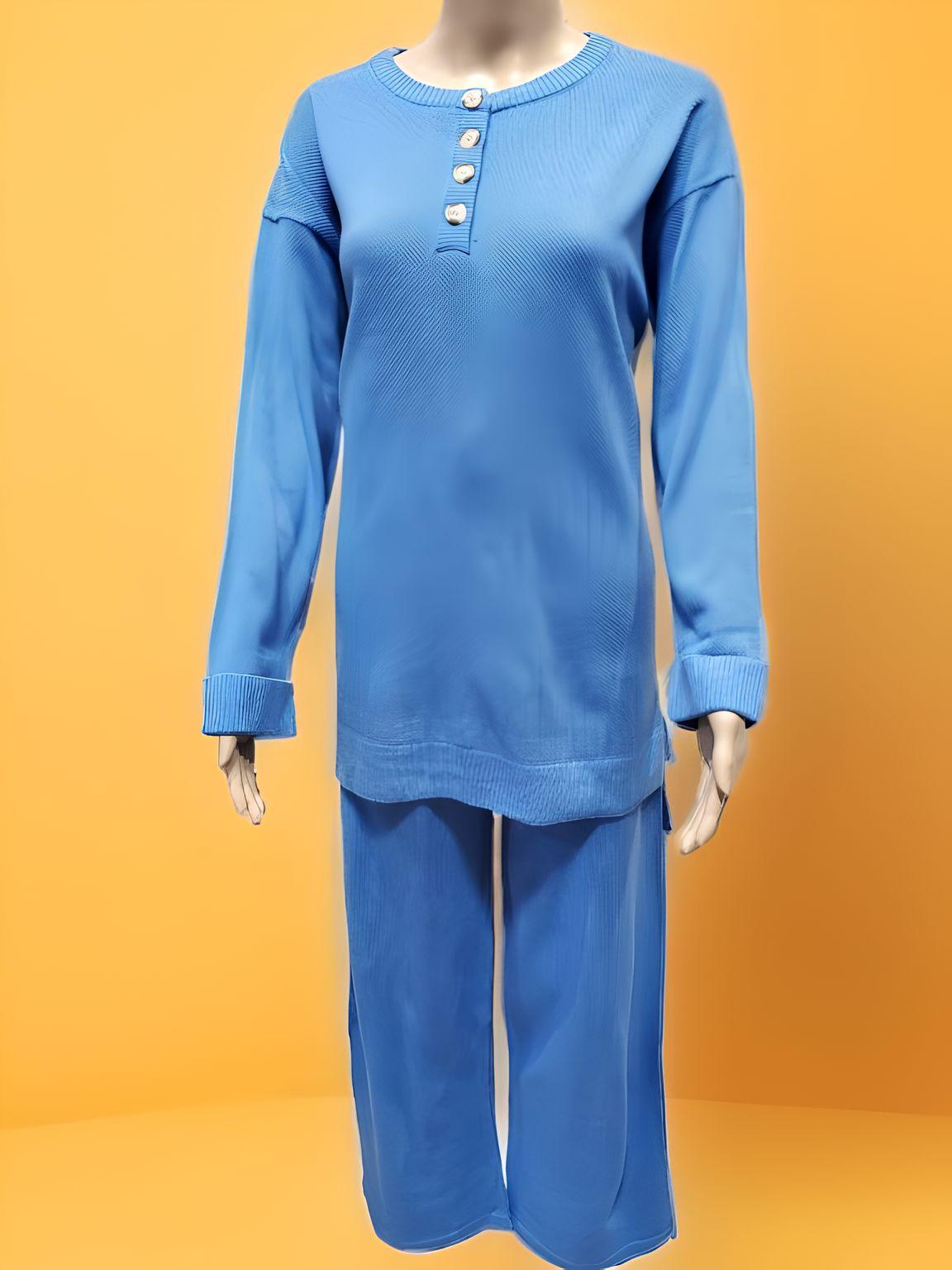 Buttoned 2-piece Co-ord Set - NovaSmartLinks