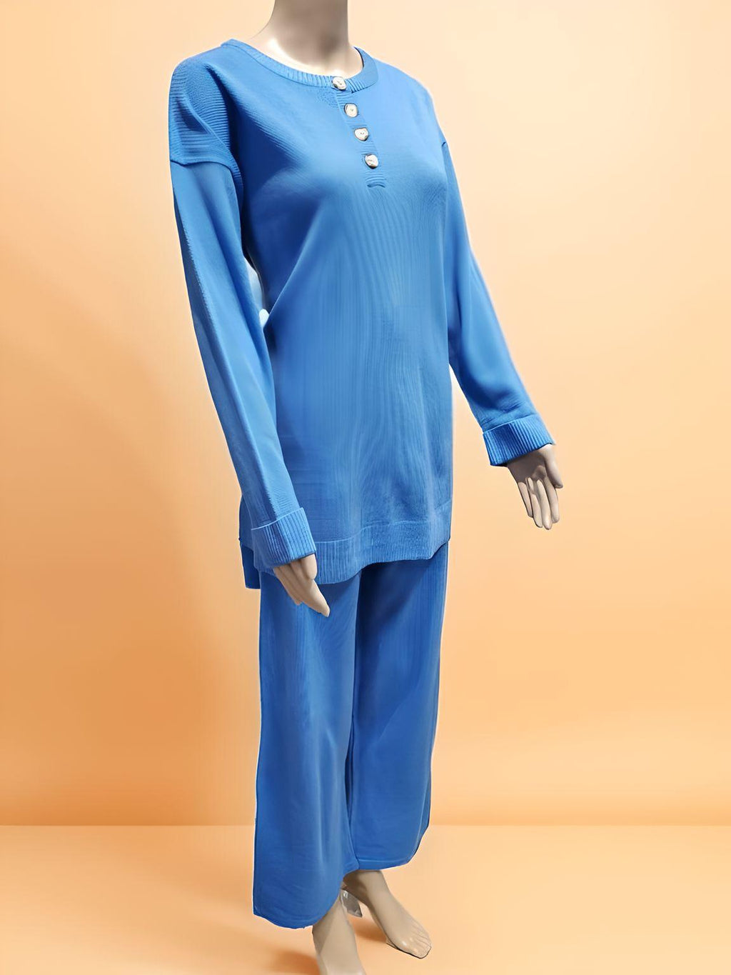 Buttoned 2-piece Co-ord Set - NovaSmartLinks