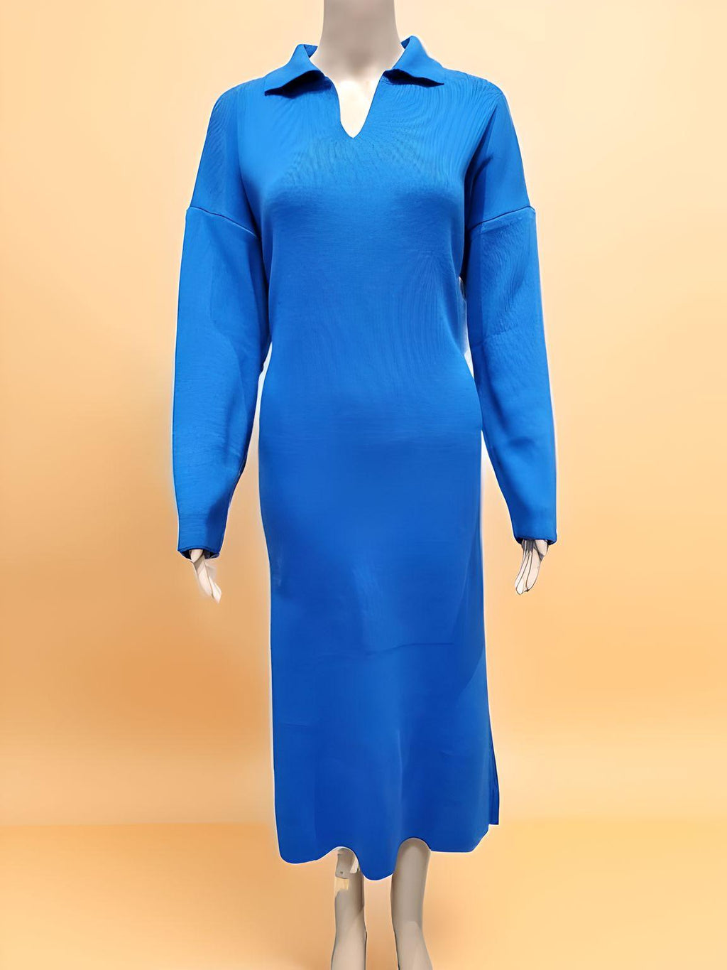 Collared Long Dress - NovaSmartLinks