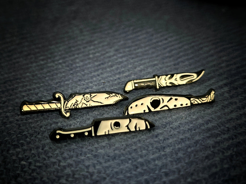 Horror Movie 4-Piece Pin Set - NovaSmartLinks