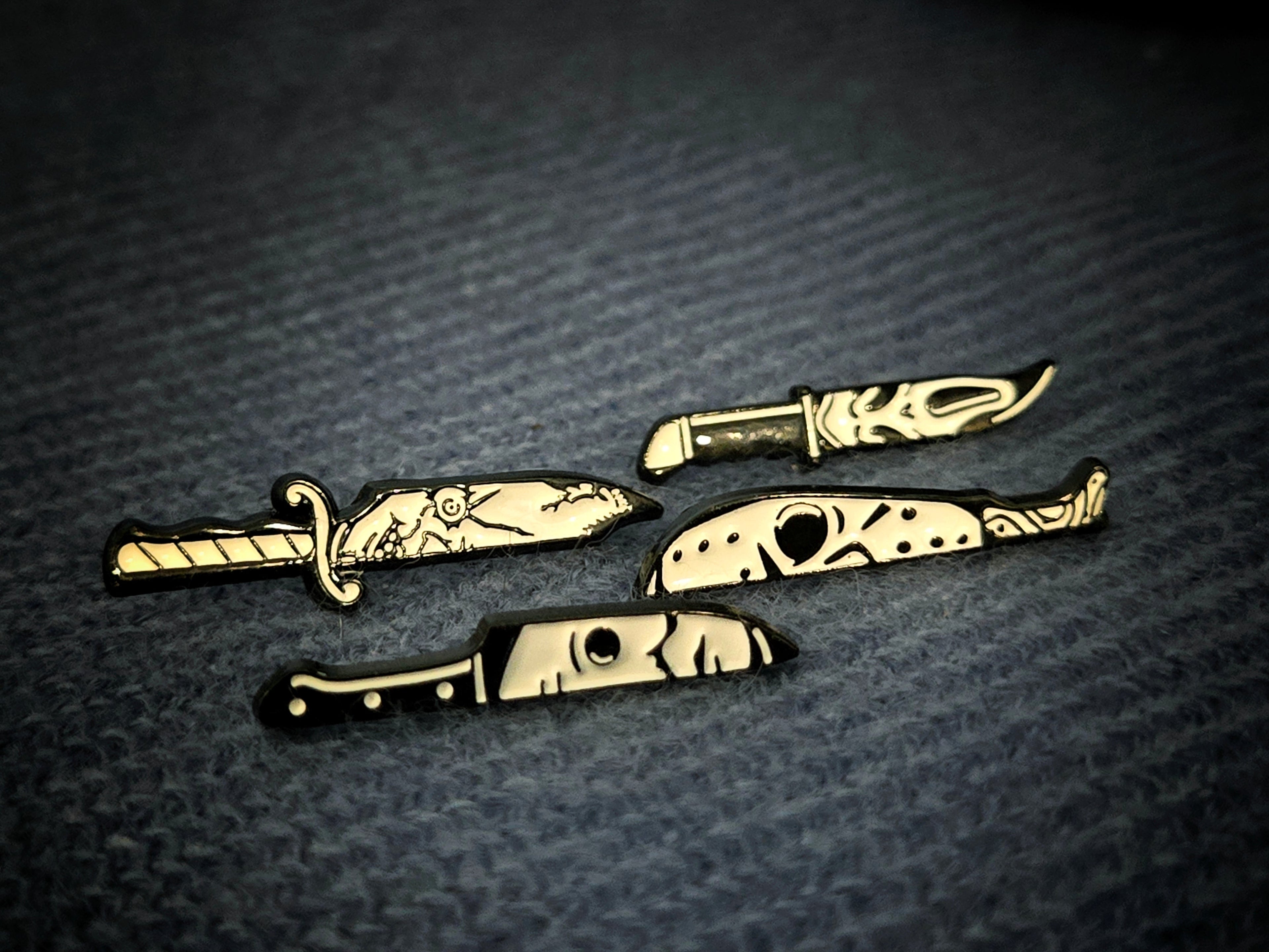 Horror Movie 4-Piece Pin Set - NovaSmartLinks