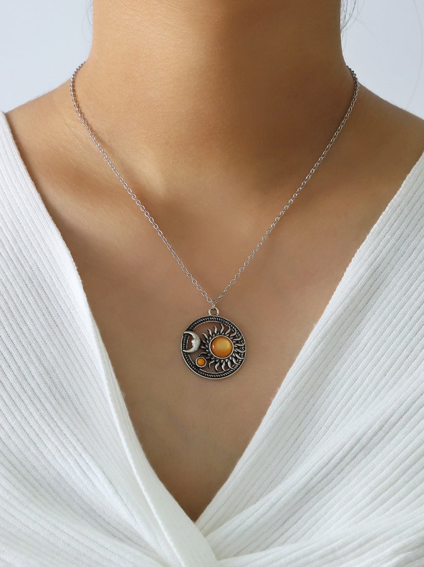 Boho Sun & Moon Necklace - NovaSmartLinks