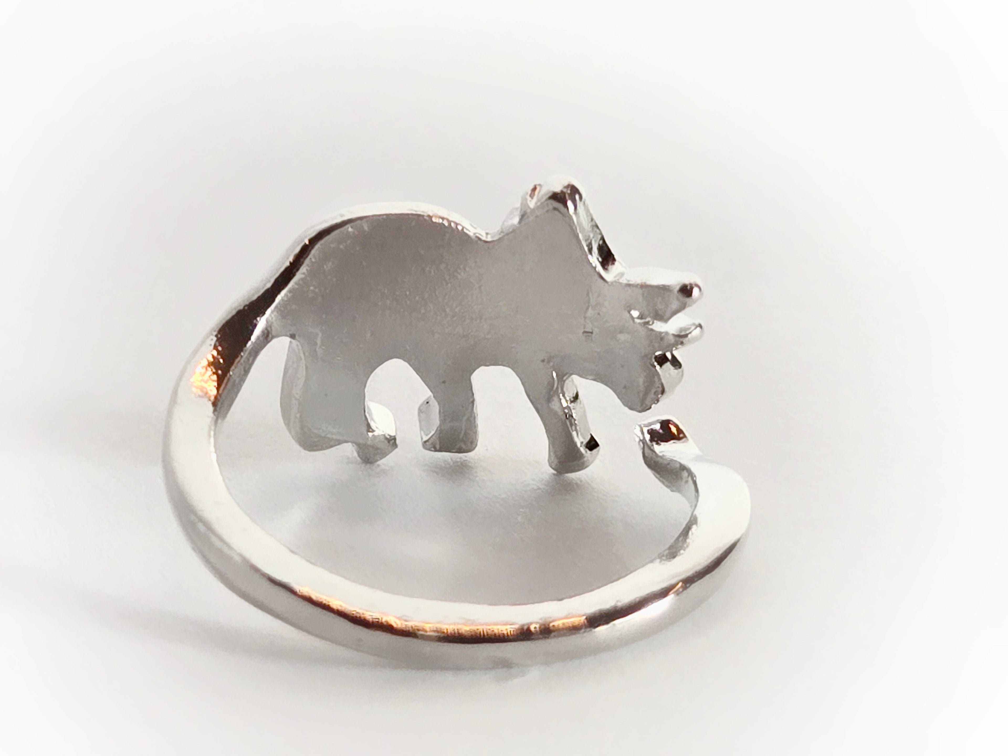 Dinosaur Ring | Triceratops (Size 5/Adjustable) - NovaSmartLinks