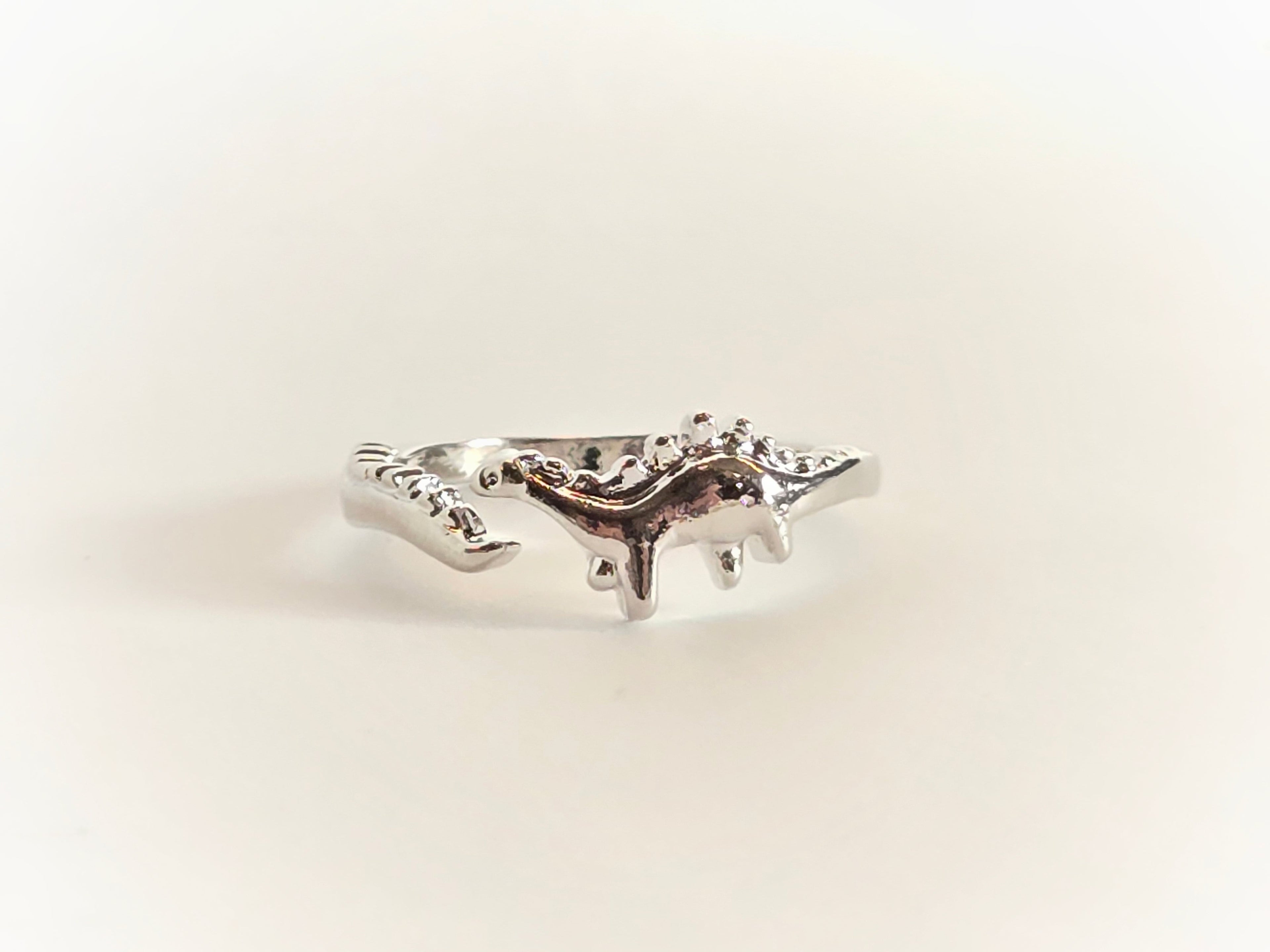 Dinosaur Ring | Stegosaurus (Size 6/Adjustable) - NovaSmartLinks