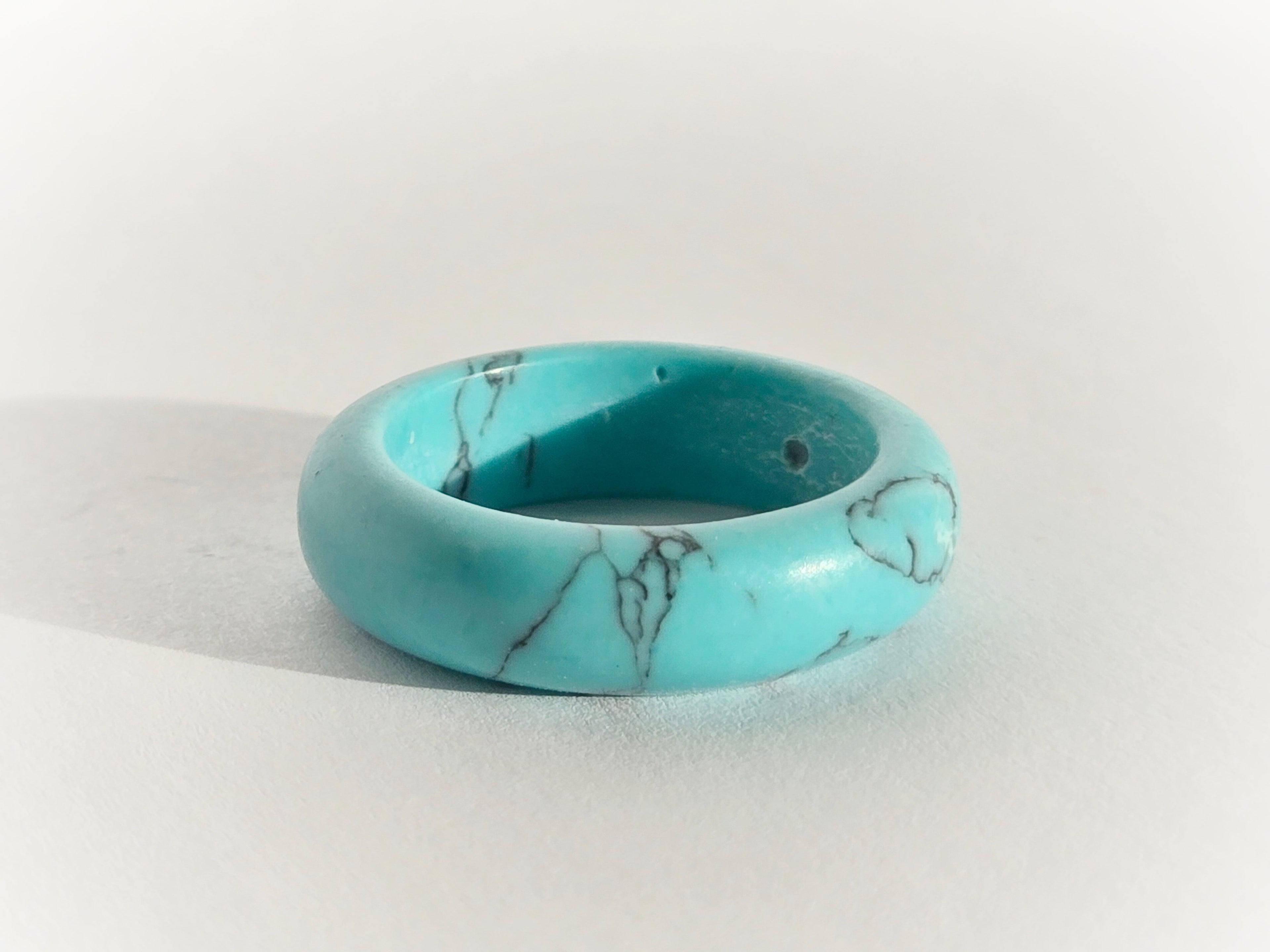 Natural Turquoise Stone Ring | Size 8 - NovaSmartLinks