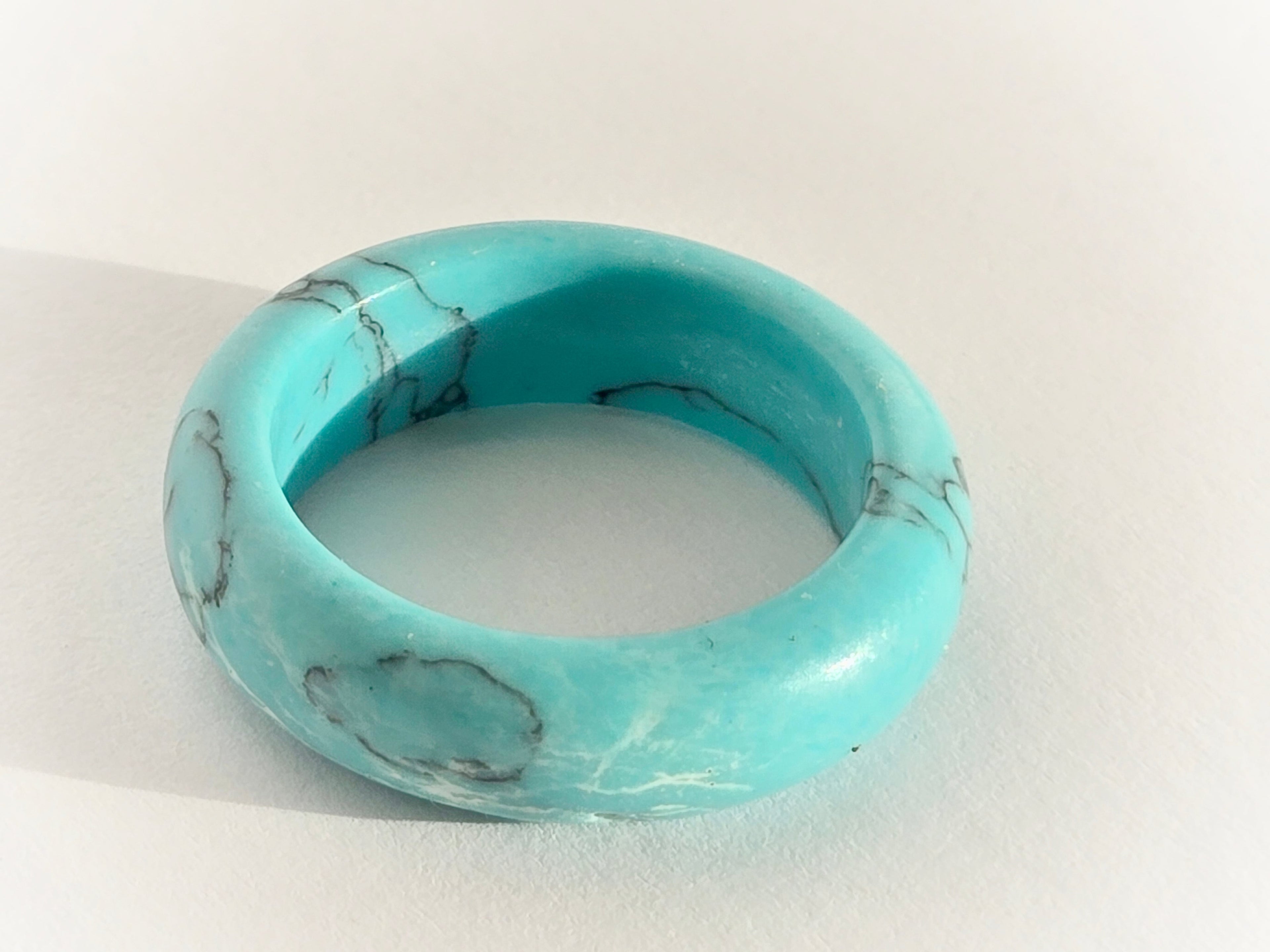 Natural Turquoise Stone Ring | Size 8 - NovaSmartLinks