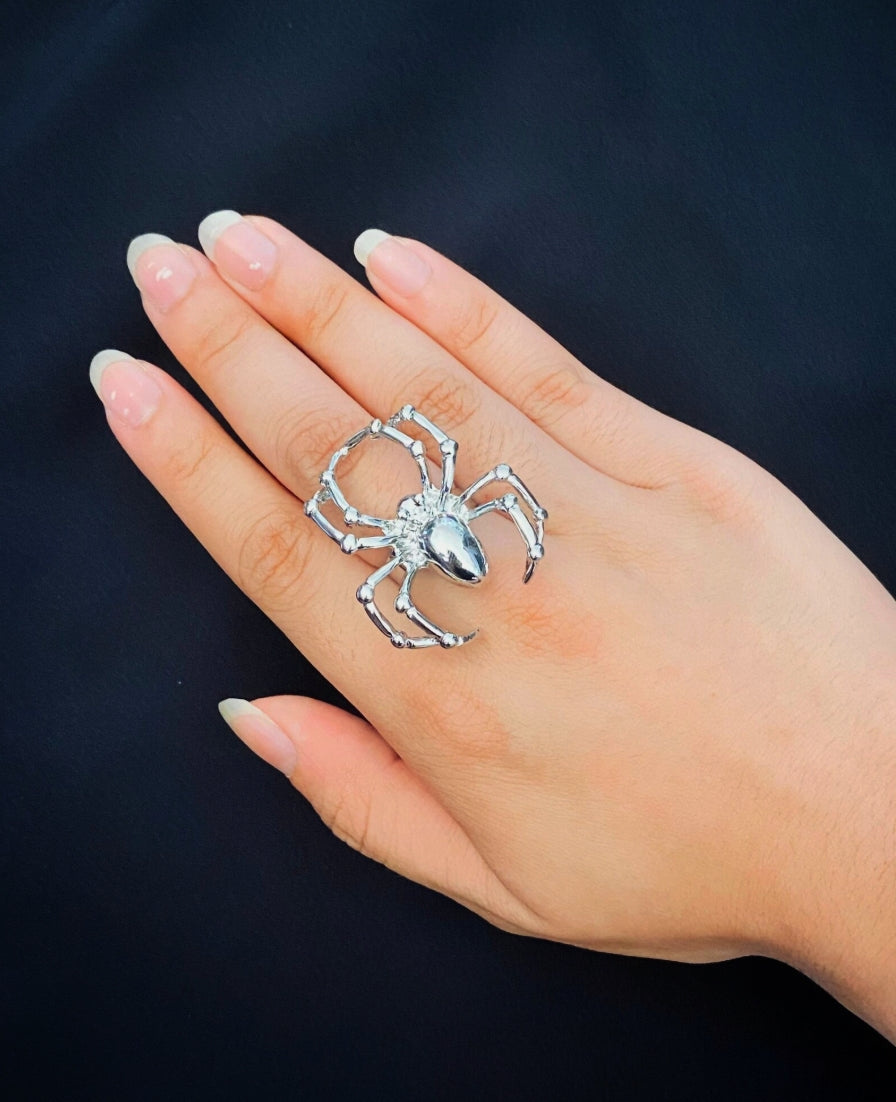Silver Spider Ring | Size 7 (Adjustable) - NovaSmartLinks