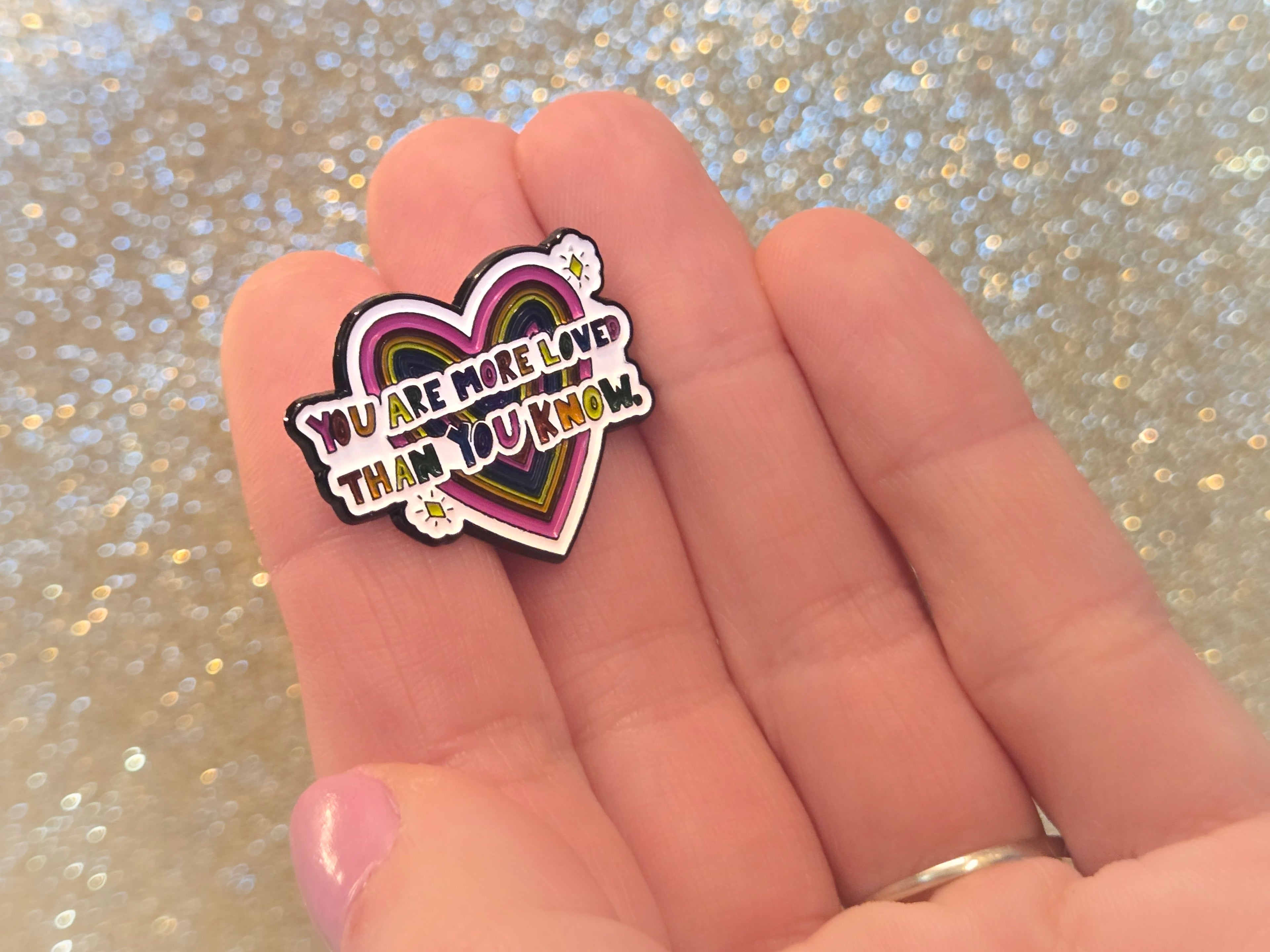 You Are More Loved Than You Know | Mental Health Ally | Collectible Pin - NovaSmartLinks