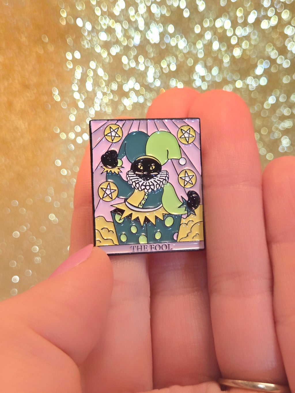 "The Fool" Cat Tarot Card | Collectible Pin - NovaSmartLinks