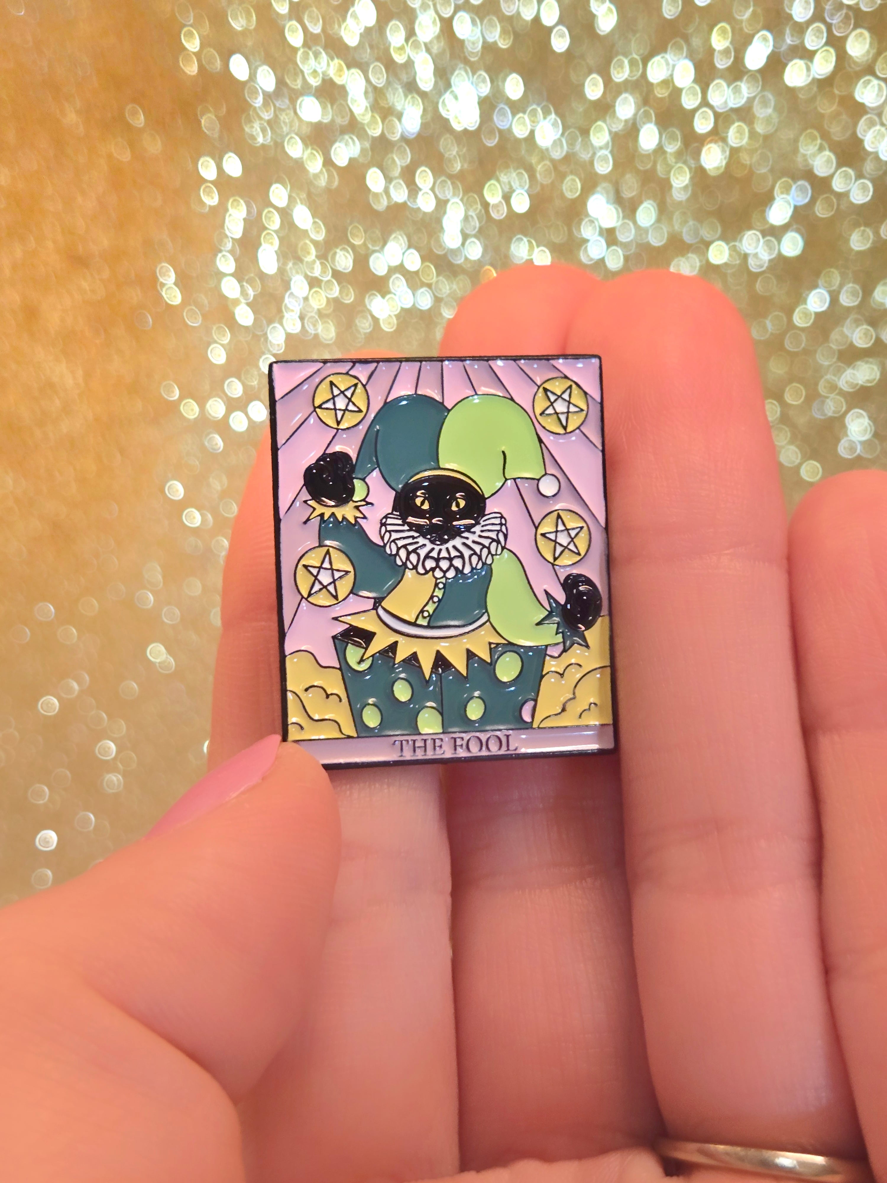 "The Fool" Cat Tarot Card | Collectible Pin - NovaSmartLinks