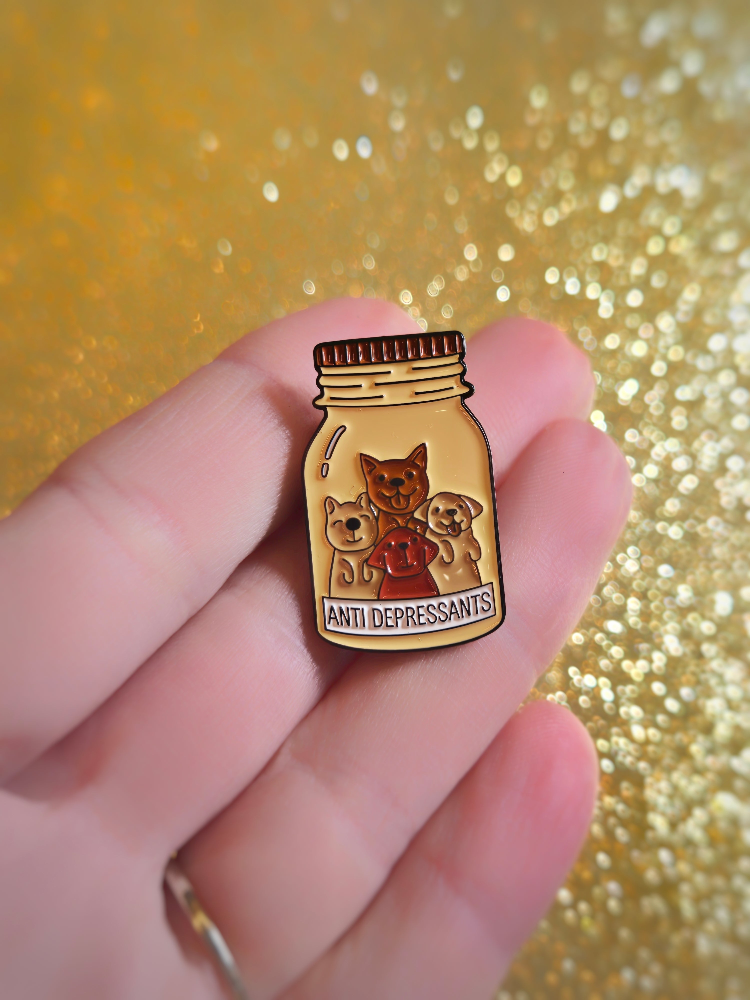Dog Anti-Depressants | Collectible Pin - NovaSmartLinks