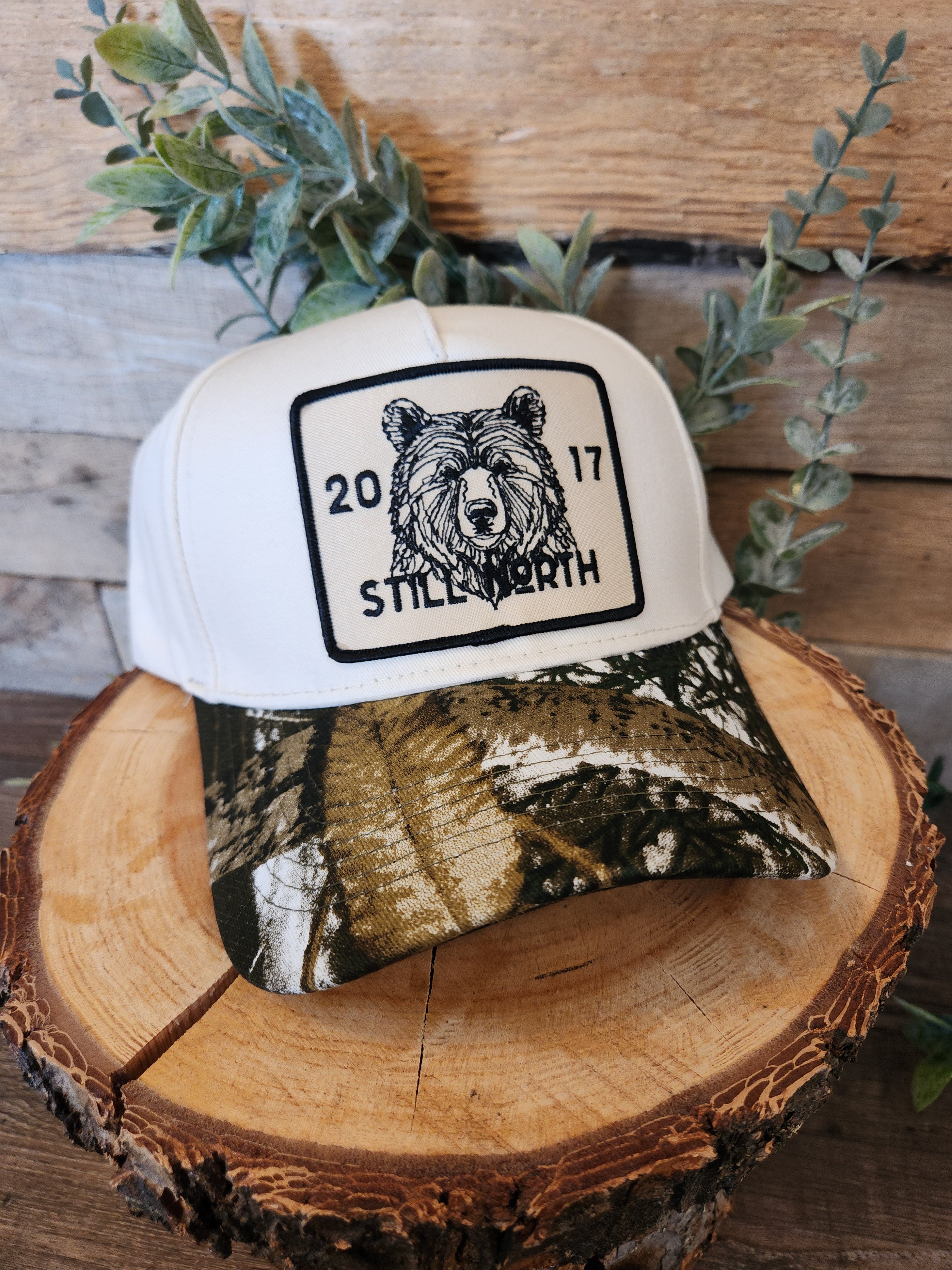 CAMO AND CREAM BEAR SNAPBACK - NovaSmartLinks