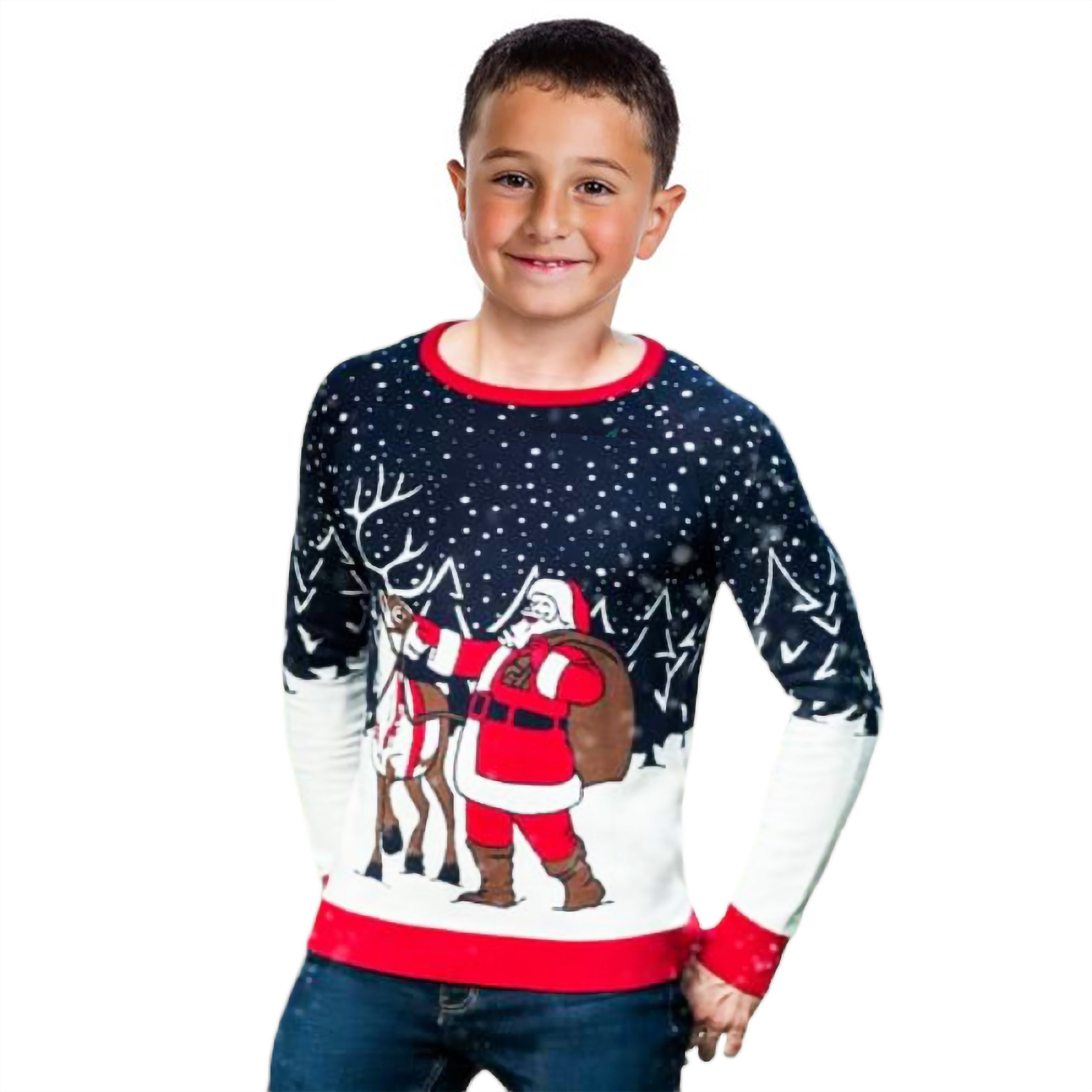 Santa And Reindeer  Sweater - NovaSmartLinks