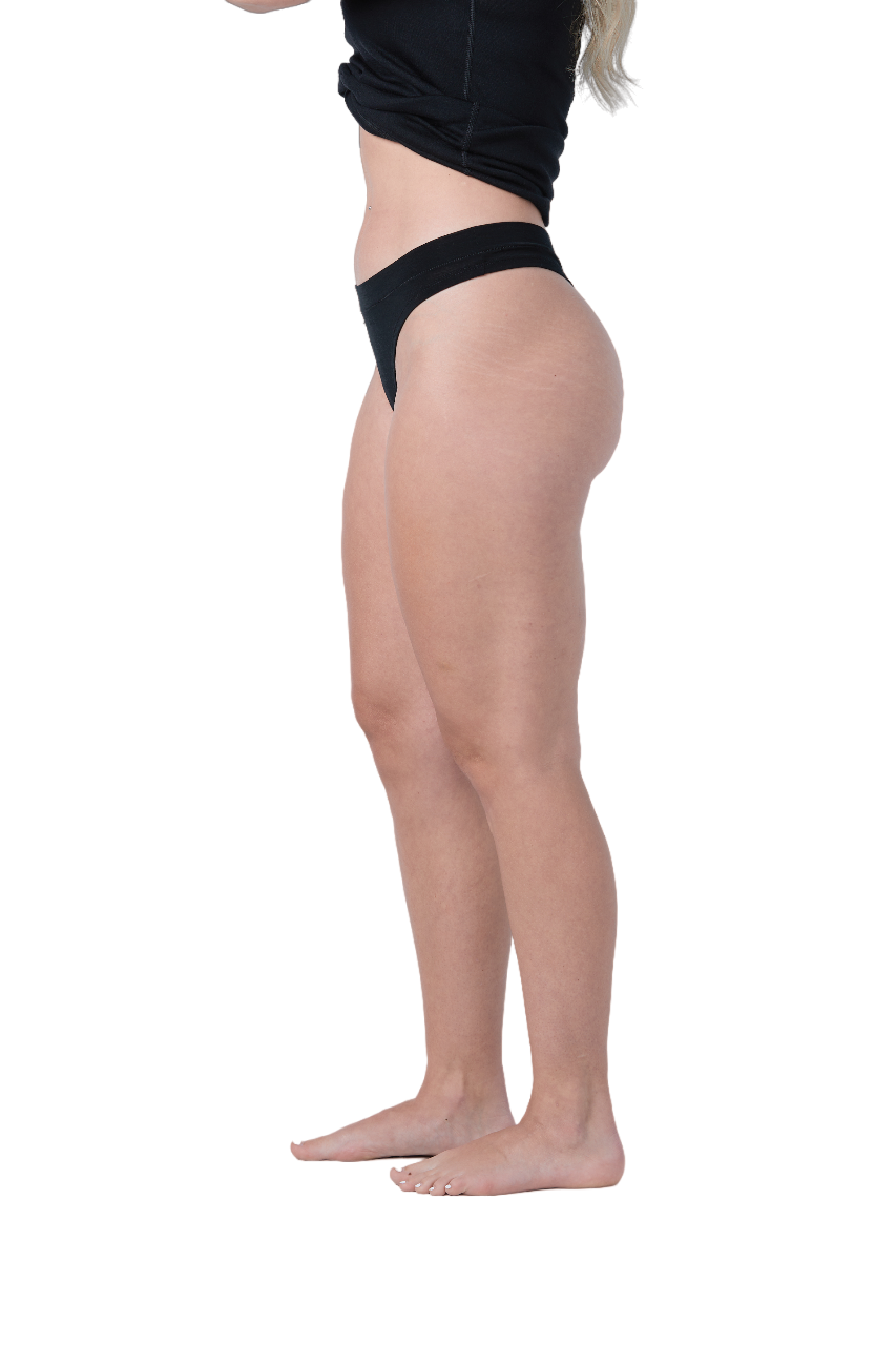 Women's Odour Blocking Merino Wool Underwear - Thong - NovaSmartLinks