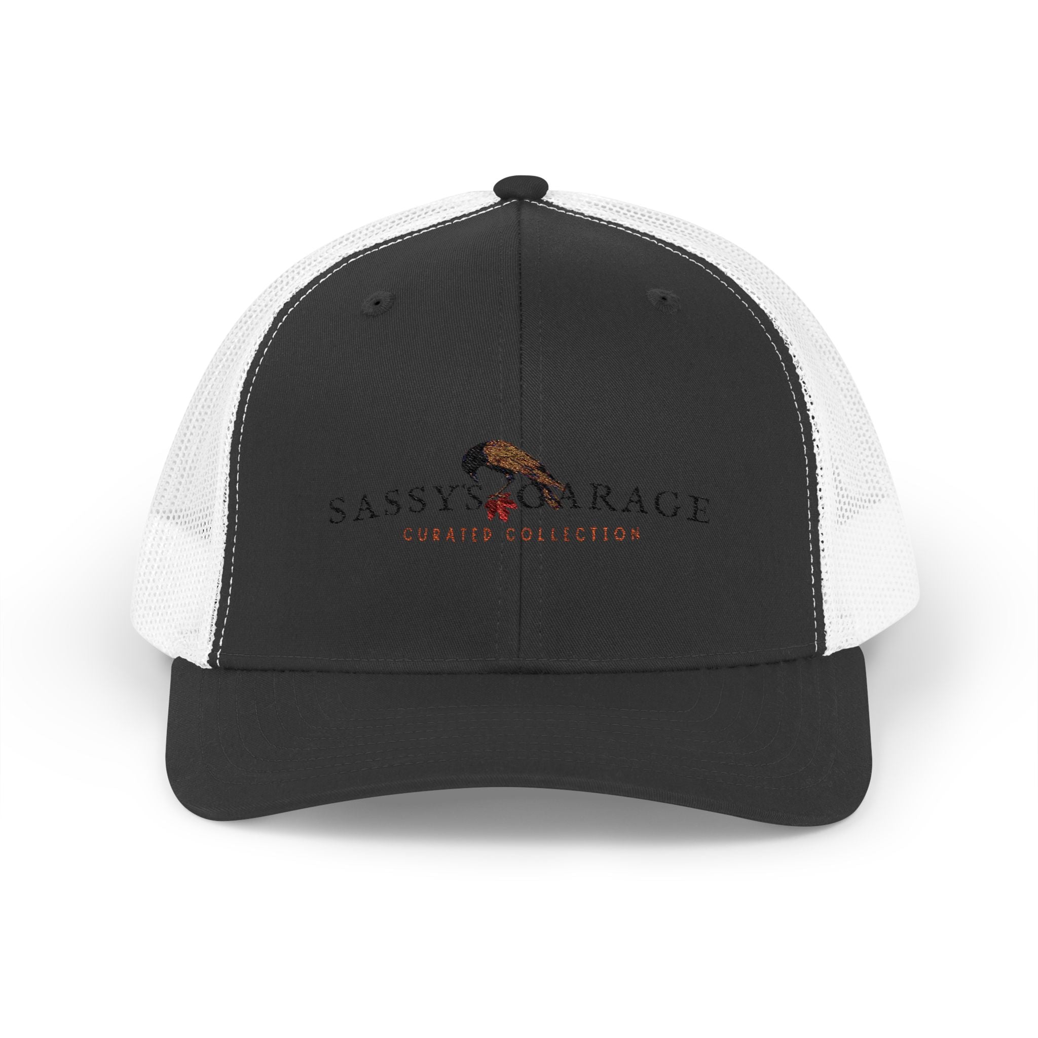 Sassy's Garage Snapback Trucker Cap | Casual Style Hat for Everyday Wear, Outdoor Adventures, Fun Fashion Statement - NovaSmartLinks