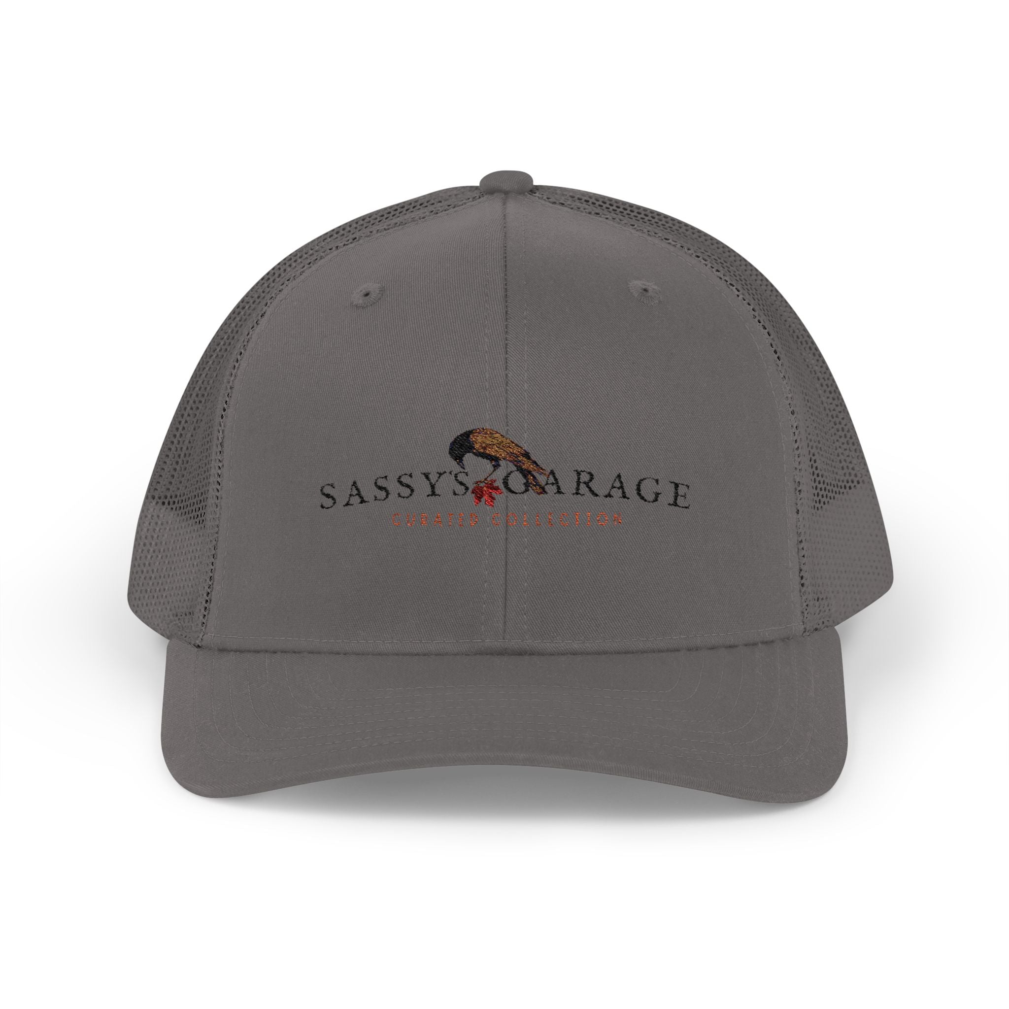 Sassy's Garage Snapback Trucker Cap | Casual Style Hat for Everyday Wear, Outdoor Adventures, Fun Fashion Statement - NovaSmartLinks
