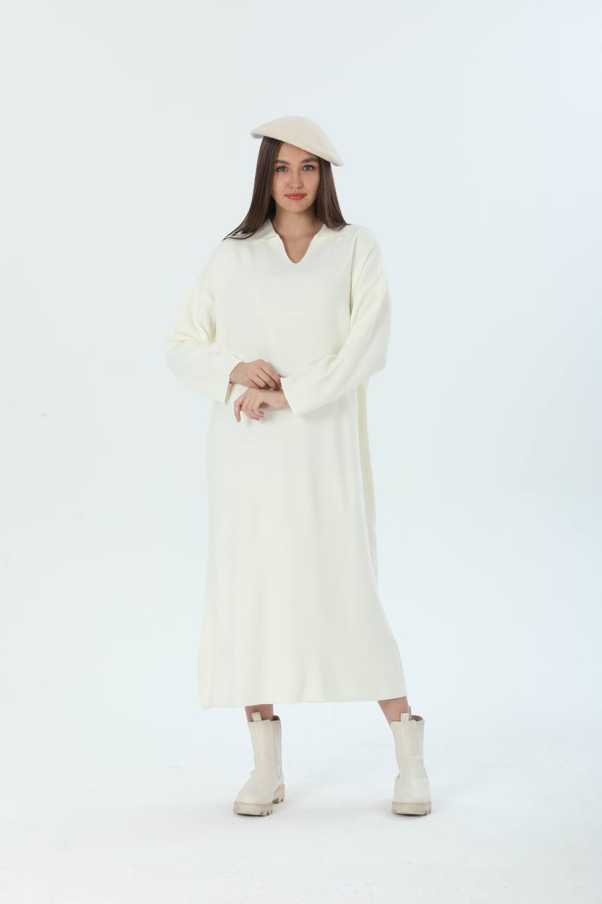 Collared Long Dress - NovaSmartLinks