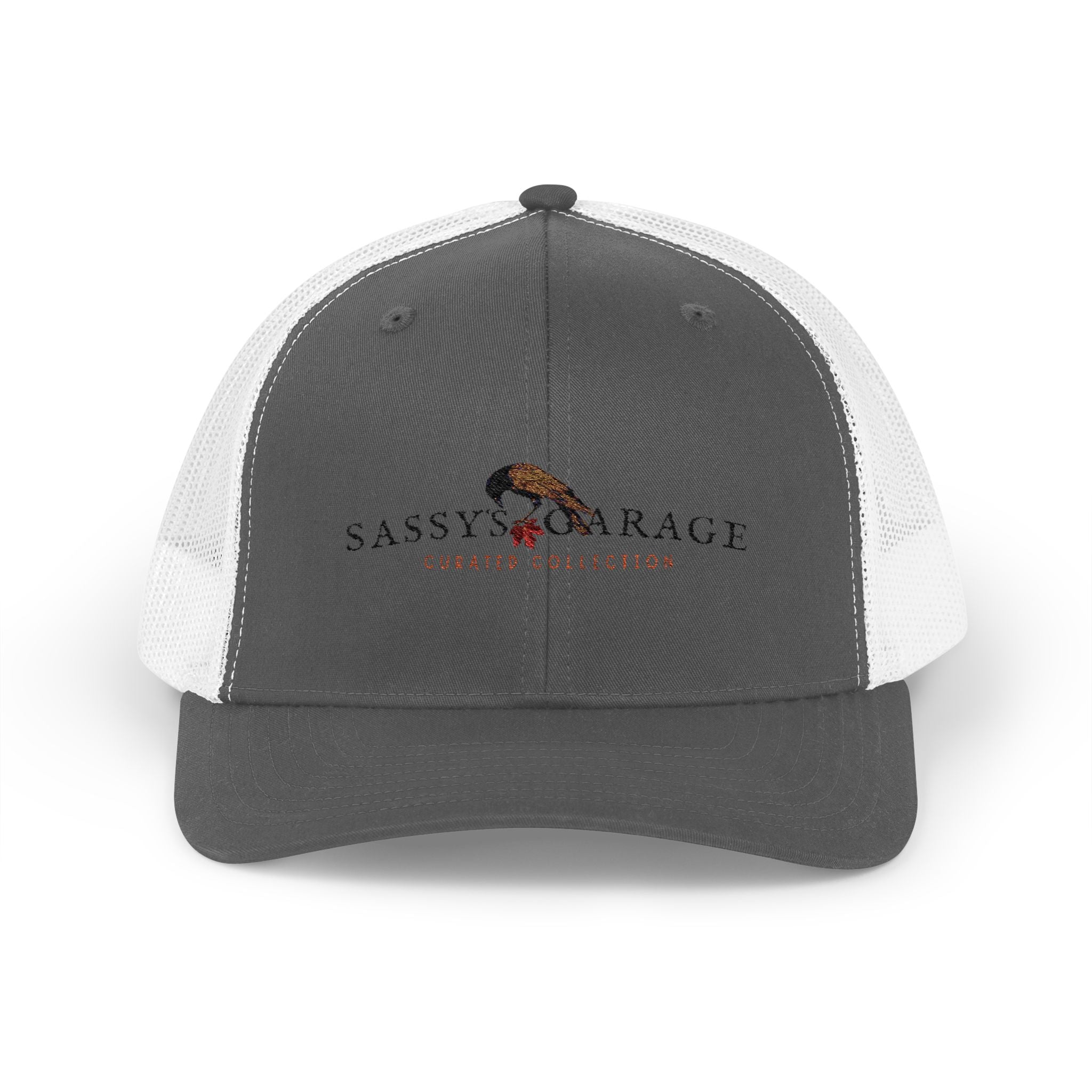 Sassy's Garage Snapback Trucker Cap | Casual Style Hat for Everyday Wear, Outdoor Adventures, Fun Fashion Statement - NovaSmartLinks
