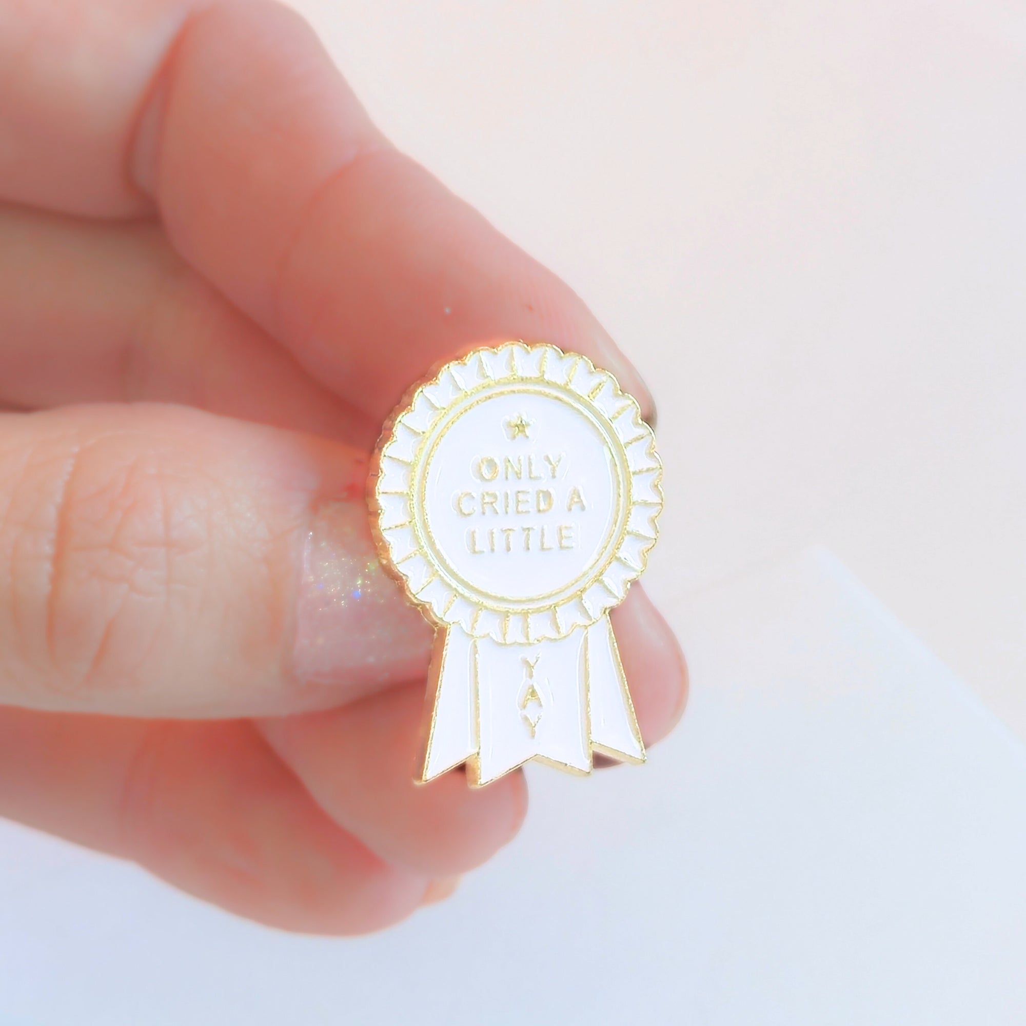 Only Cried a Little (Award Ribbon) | Collectible Pin - NovaSmartLinks