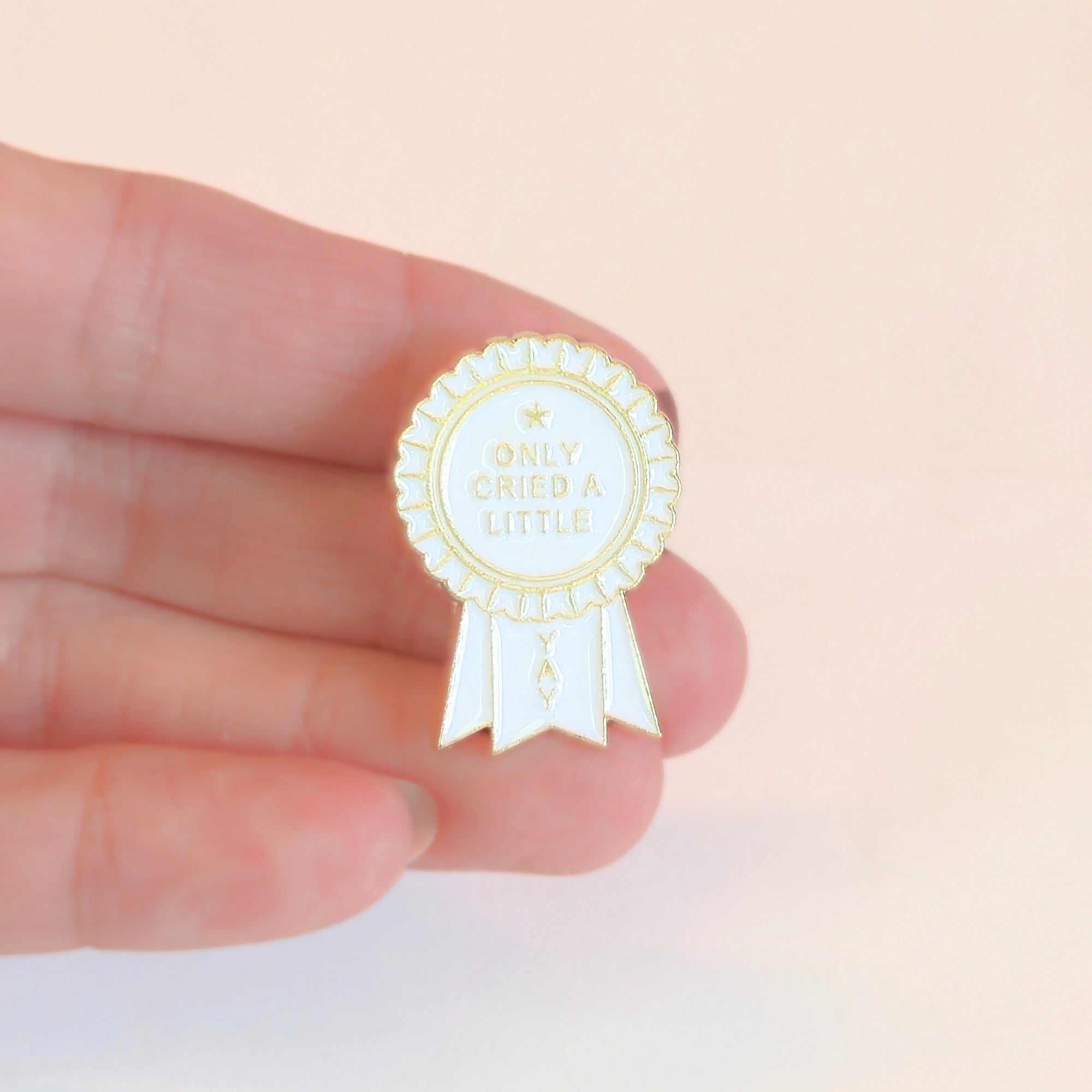Only Cried a Little (Award Ribbon) | Collectible Pin - NovaSmartLinks