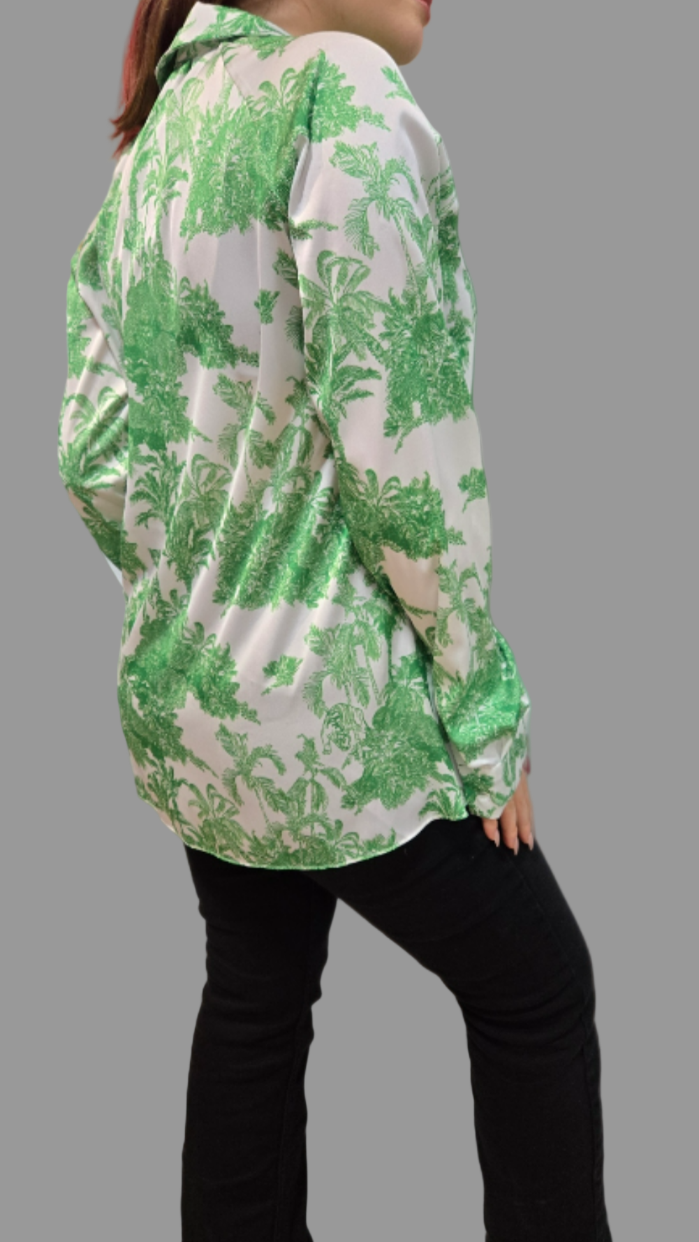 Belted Formal Printed Shirt