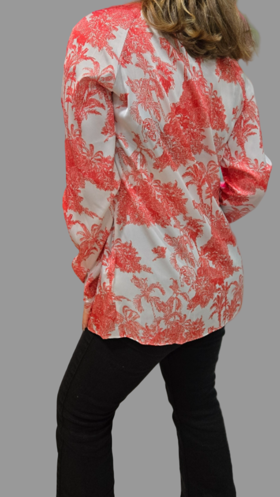 Belted Formal Printed Shirt