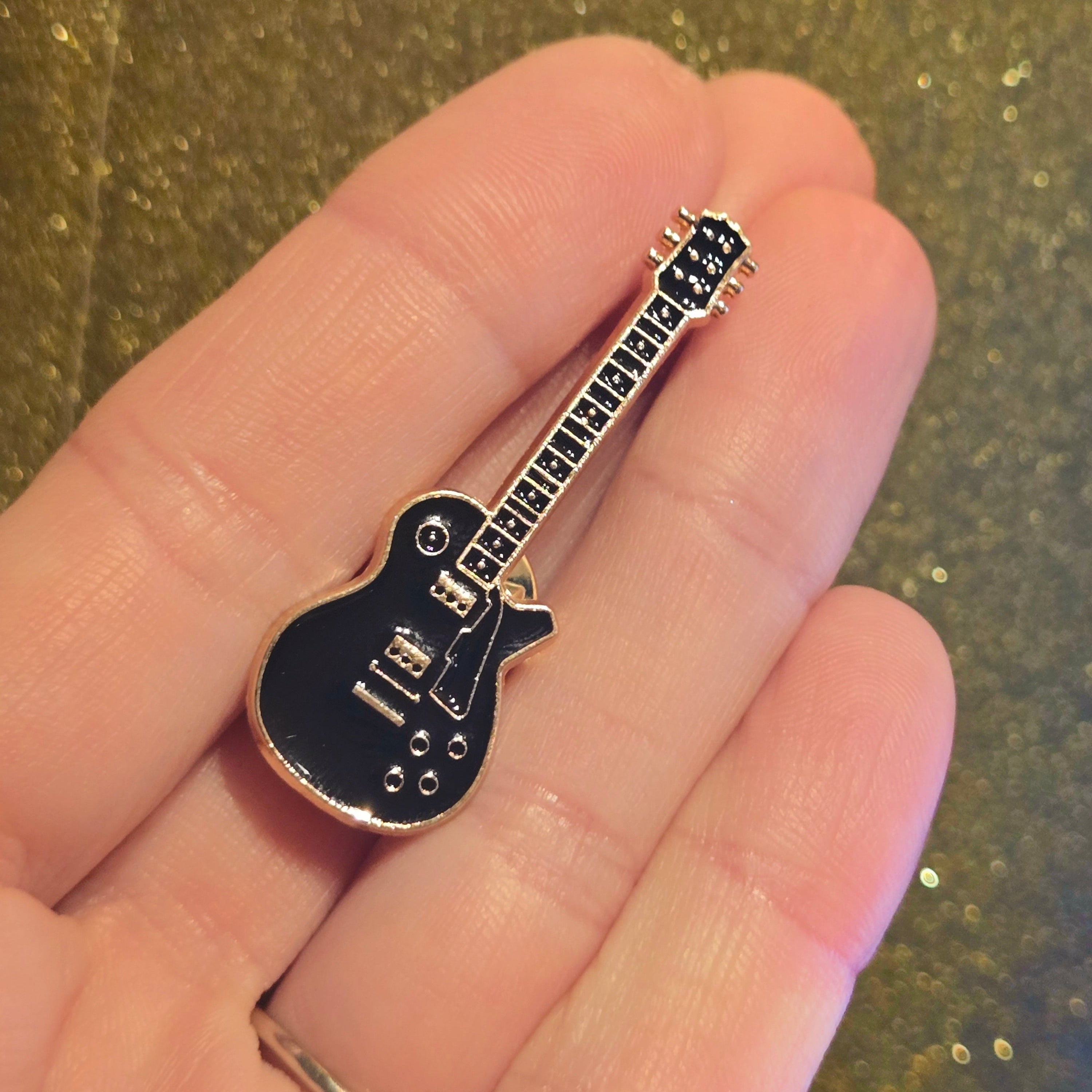 Electric Guitar (Black) | Collectible Pin - NovaSmartLinks