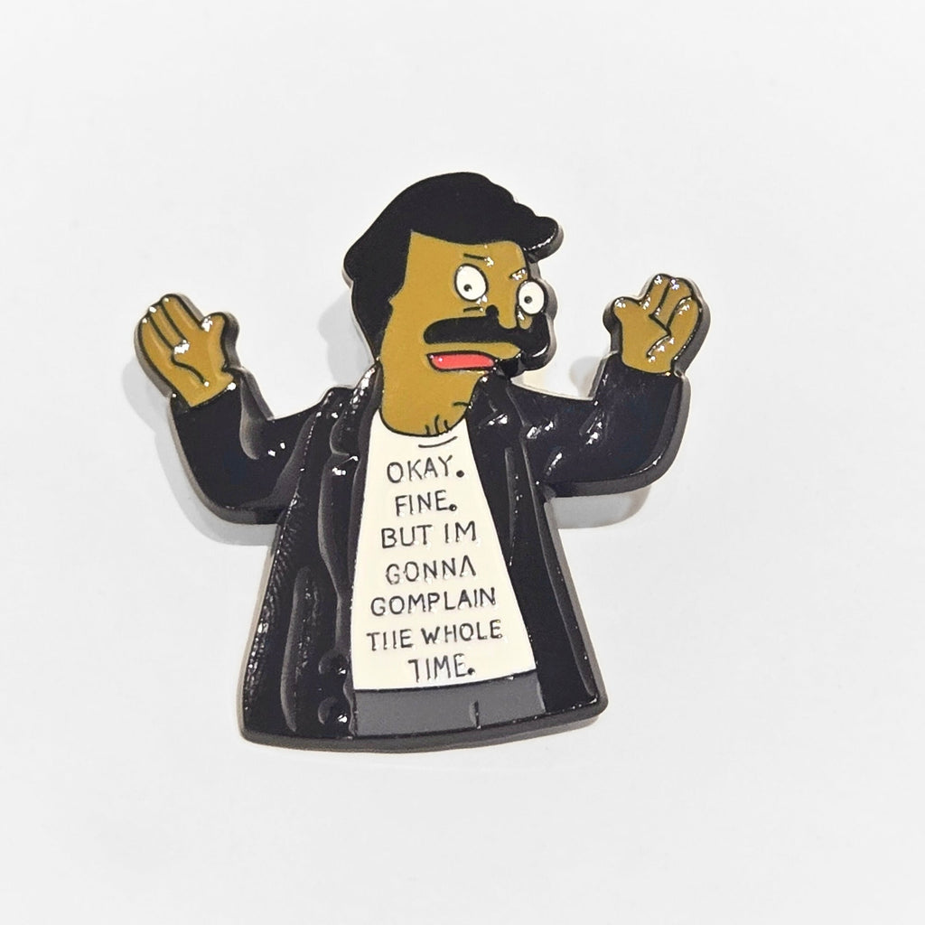 Bob's Burgers | "OK Fine But I'm Gonna Complain the Whole Time" | Collectible Pin - NovaSmartLinks