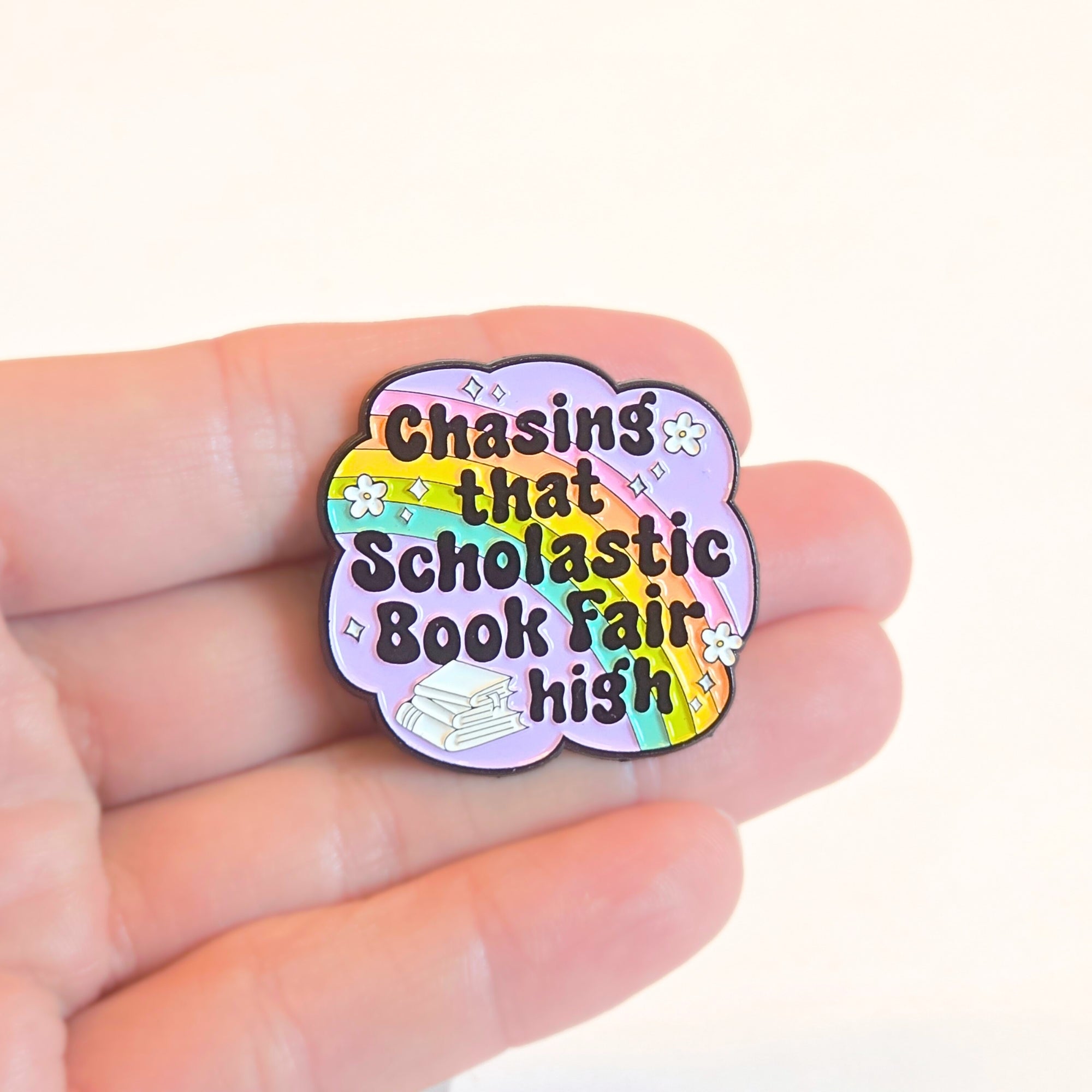 Chasing That Scholastic Book Fair High | Collectible Pin - NovaSmartLinks