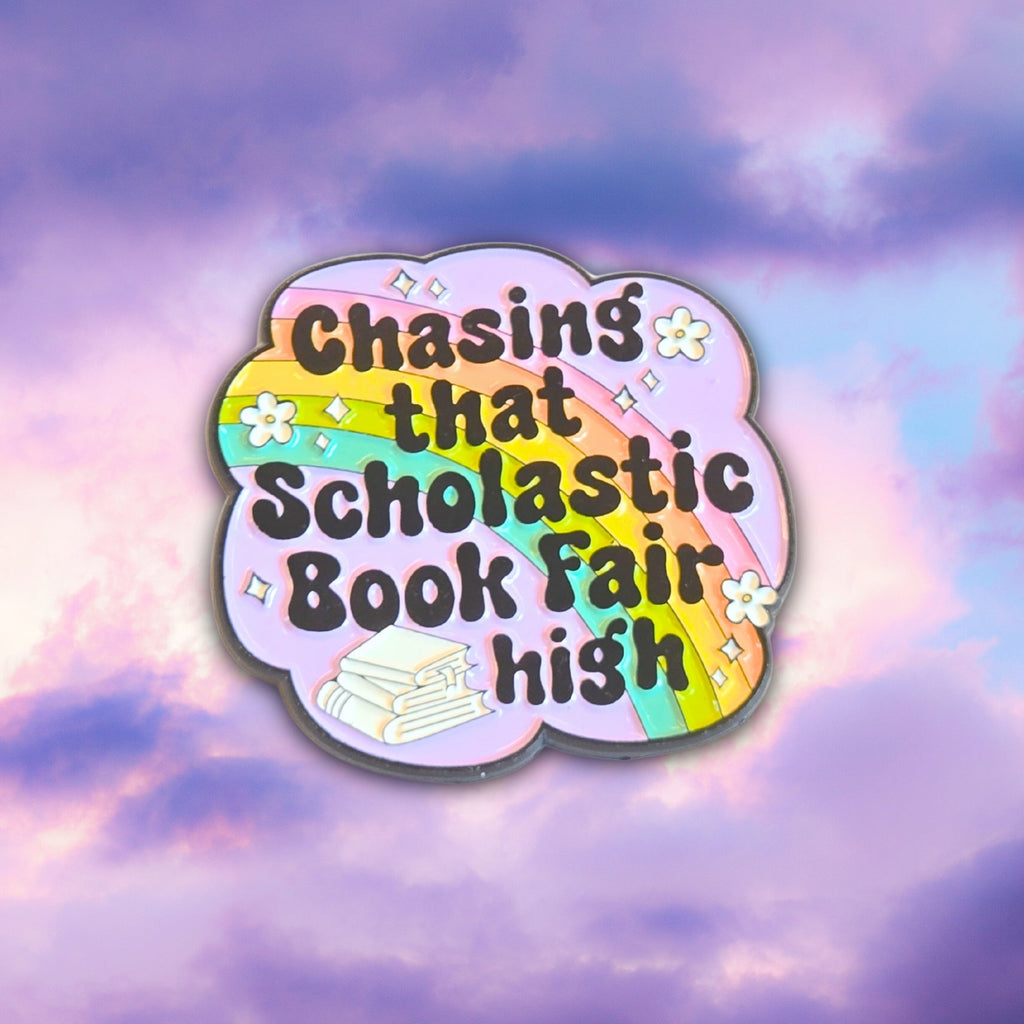 Chasing That Scholastic Book Fair High | Collectible Pin - NovaSmartLinks