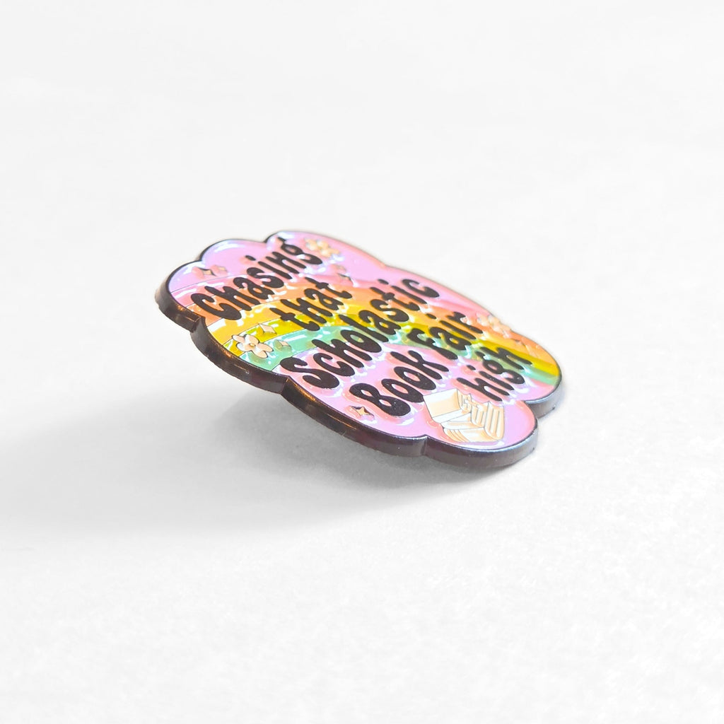 Chasing That Scholastic Book Fair High | Collectible Pin - NovaSmartLinks