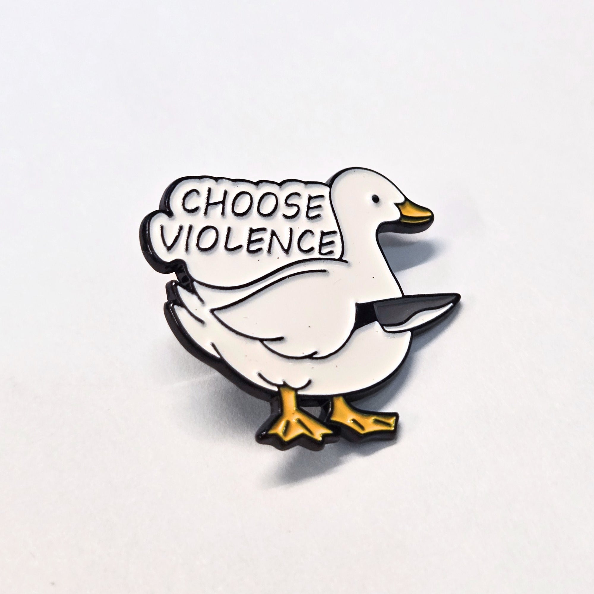 Choose Violence Goose | Collectible Pin - NovaSmartLinks