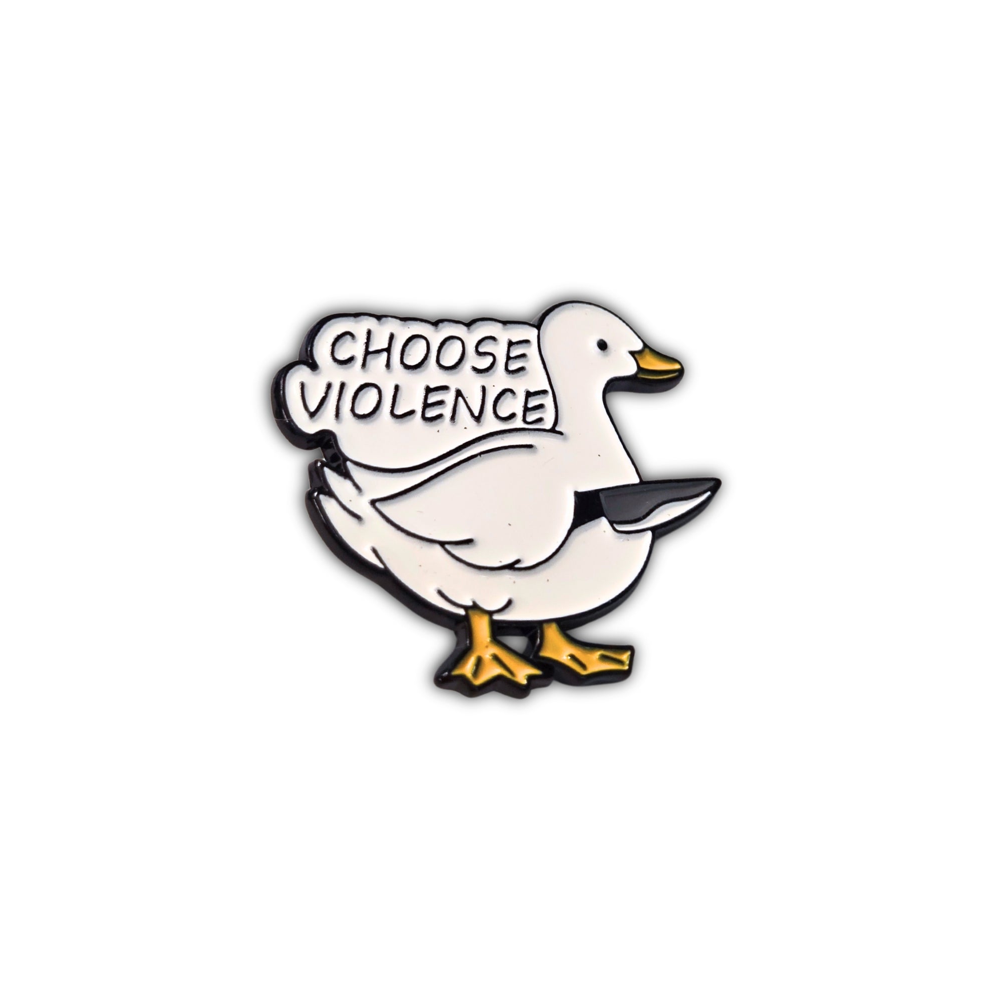 Choose Violence Goose | Collectible Pin - NovaSmartLinks