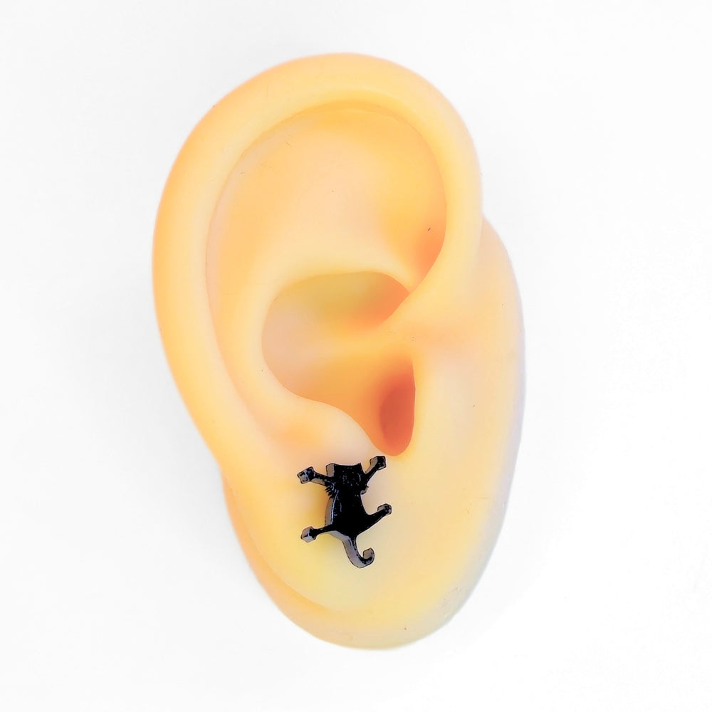 Clinging Black Cat Studs - NovaSmartLinks