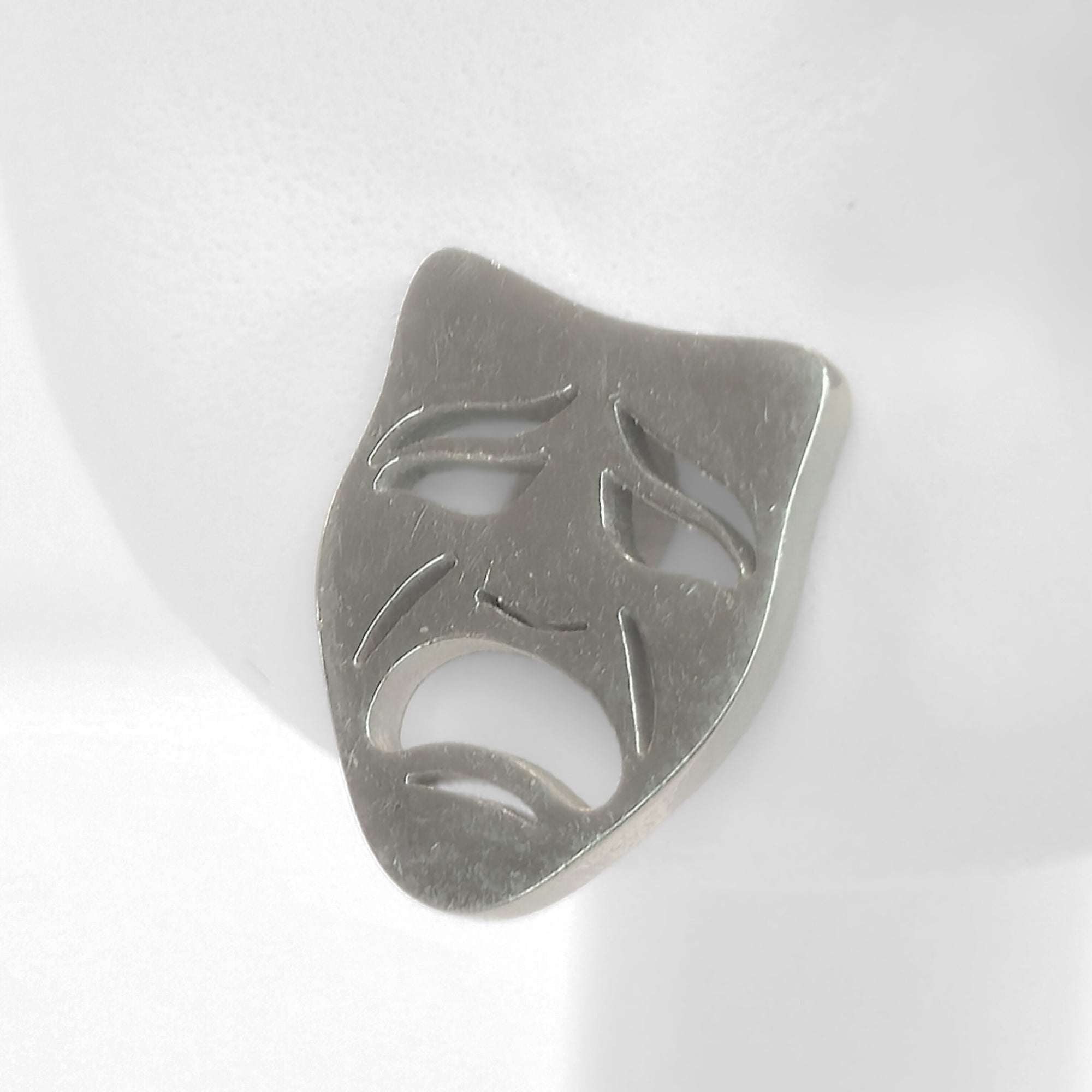 Comedy & Tragedy Studs (Silver) - NovaSmartLinks