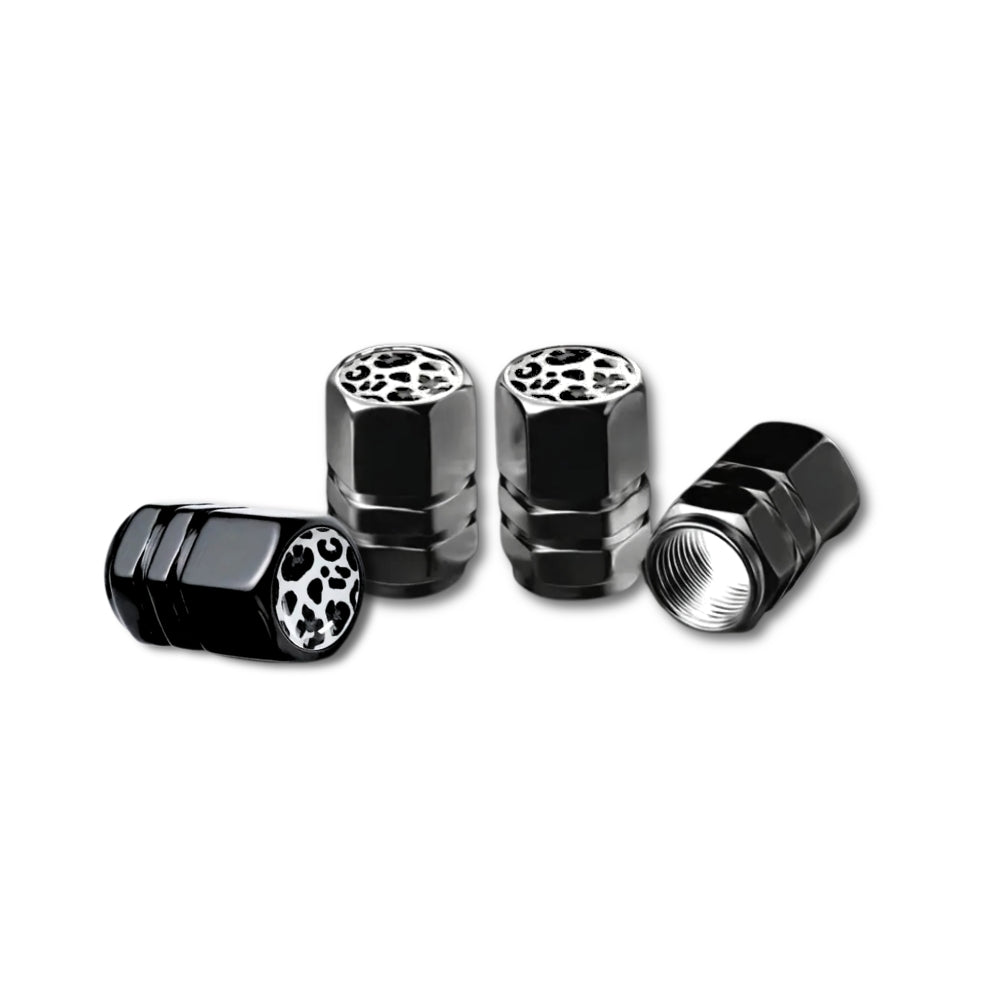 Cow Print Valve Stem Caps (2 Sets) - NovaSmartLinks