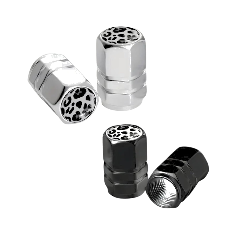 Cow Print Valve Stem Caps (2 Sets) - NovaSmartLinks