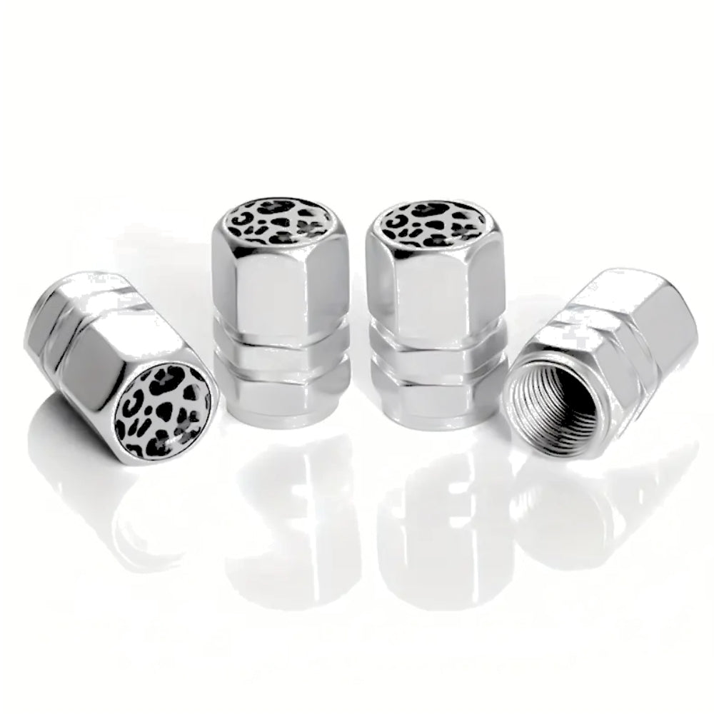Cow Print Valve Stem Caps (2 Sets) - NovaSmartLinks